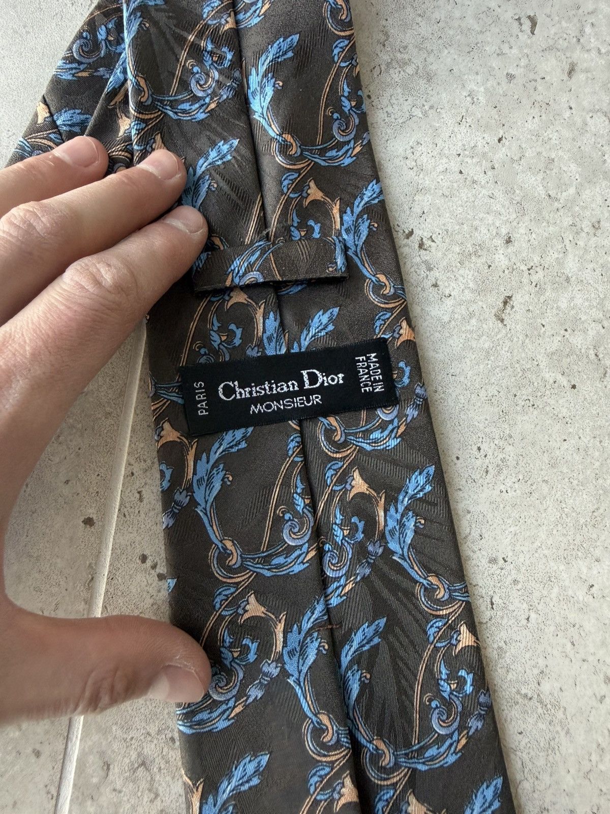 Christian Dior Monsieur Luxury Christian Dior Silk Tie Size ONE SIZE - 2 Thumbnail