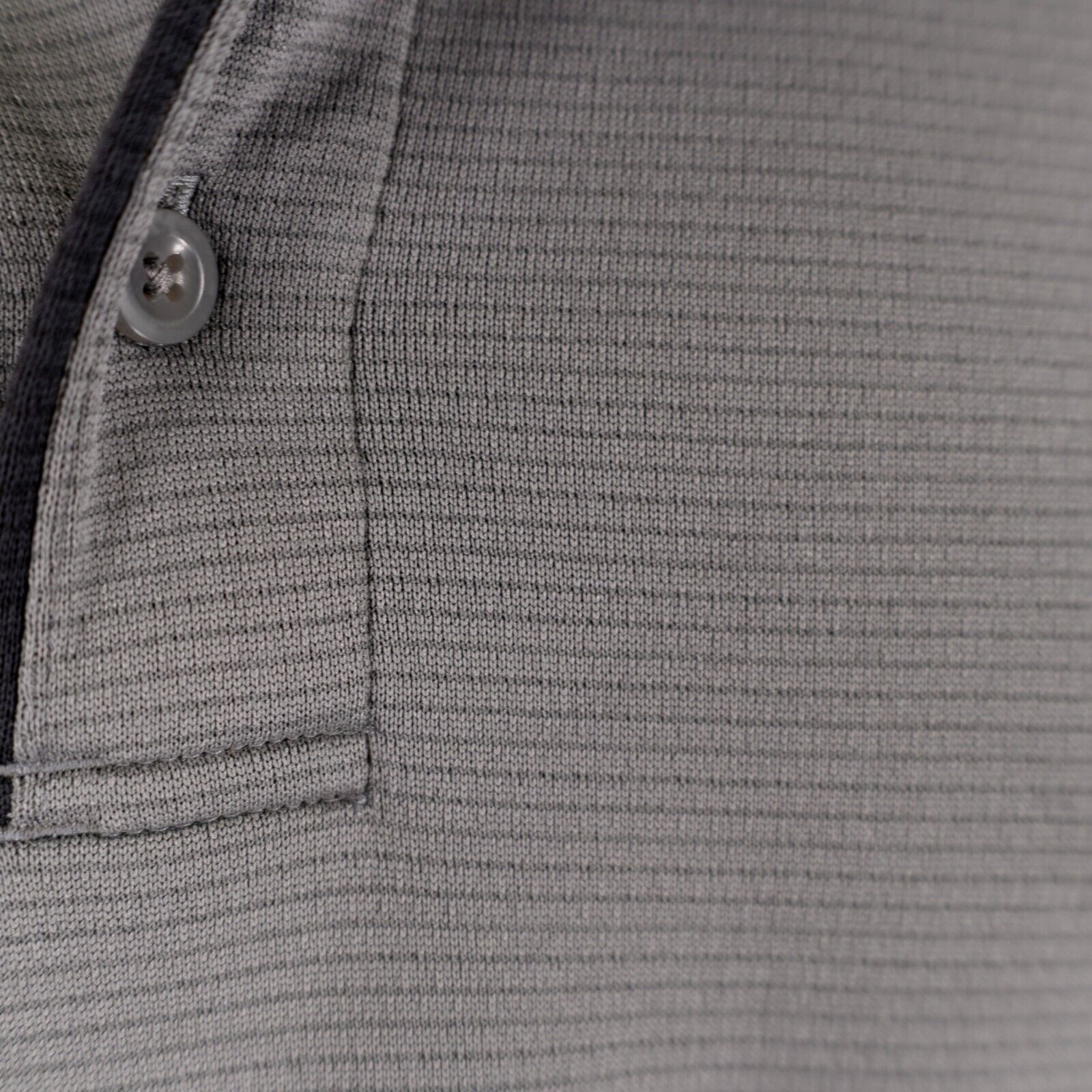 Under Armour Under Armour Heatgear Gray Large Ribbed Silk Collared Polo S Size US L / EU 52-54 / 3 - 5 Thumbnail