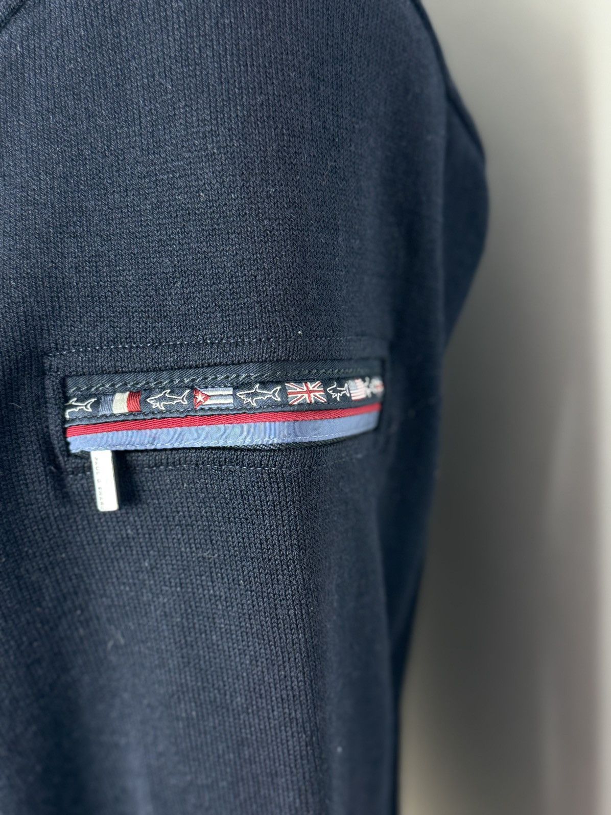 Paul & Shark × Vintage Men’s Vintage Paul Shark Half Zip Wool Sweater Pullover Size US M / EU 48-50 / 2 - 5 Thumbnail