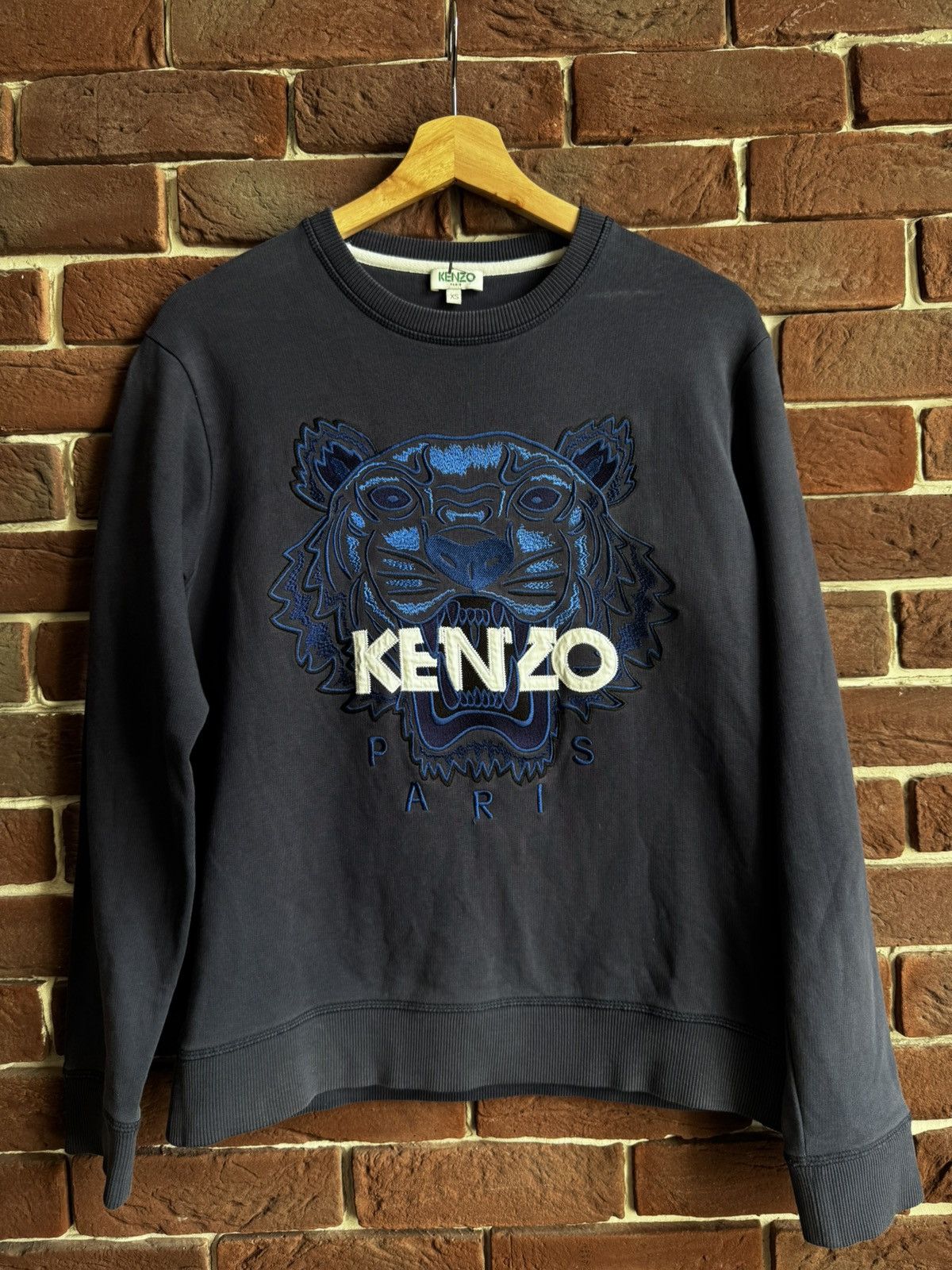 Kenzo Vintage Kenzo Paris tiger sweatshirt Crewneck big logo Y2K Size US XS / EU 42 / 0 - 1 Thumbnail