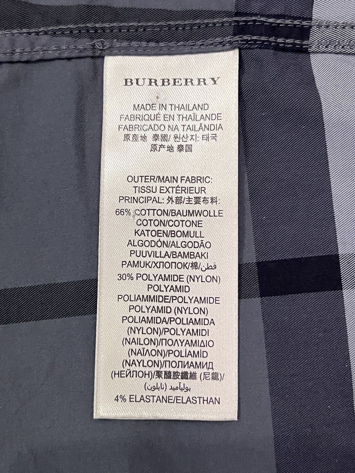 Burberry Burberry Check Pattern Shirt Size US XL / EU 56 / 4 - 16 Thumbnail