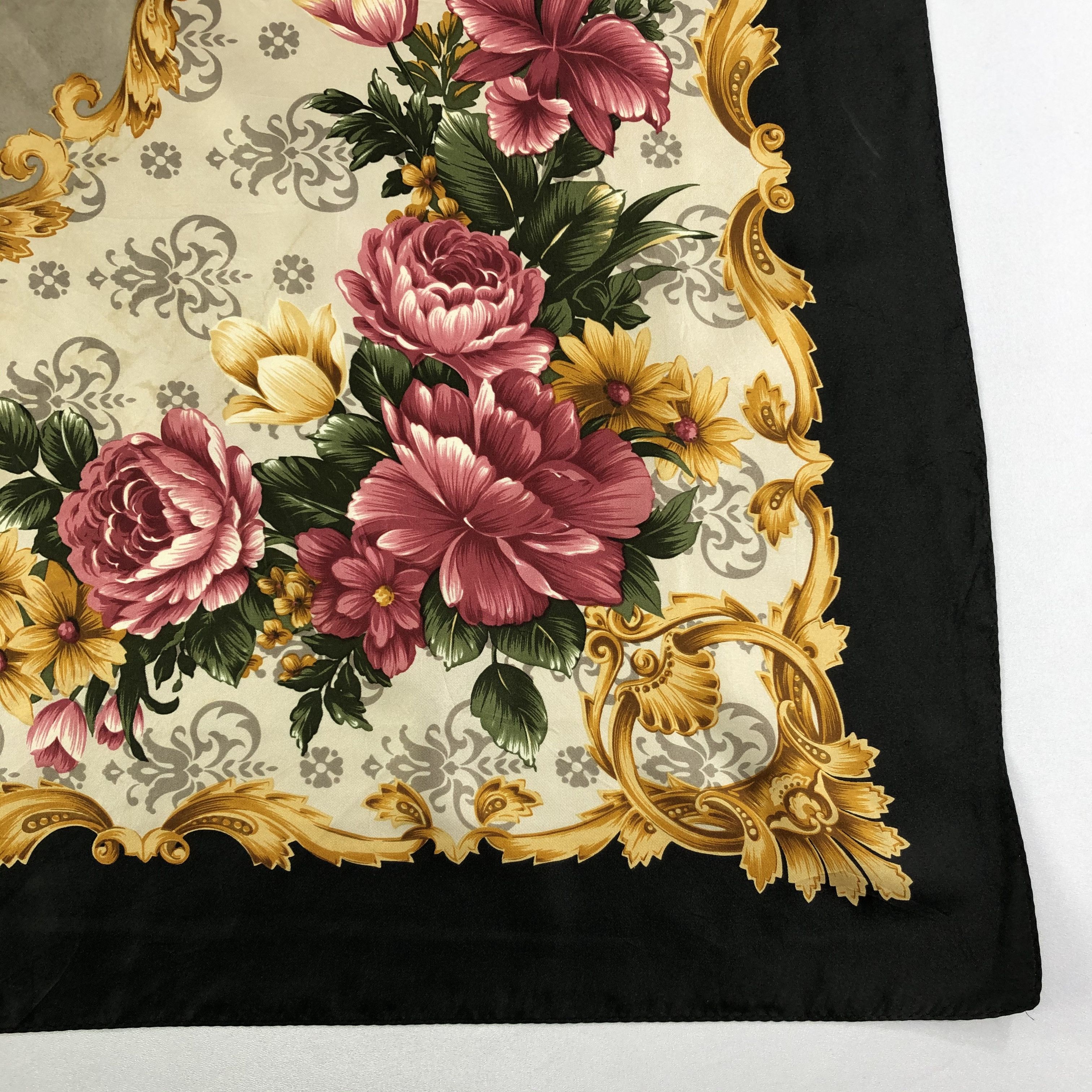 Vintage Vintage Silk Scarf Size ONE SIZE - 4 Thumbnail
