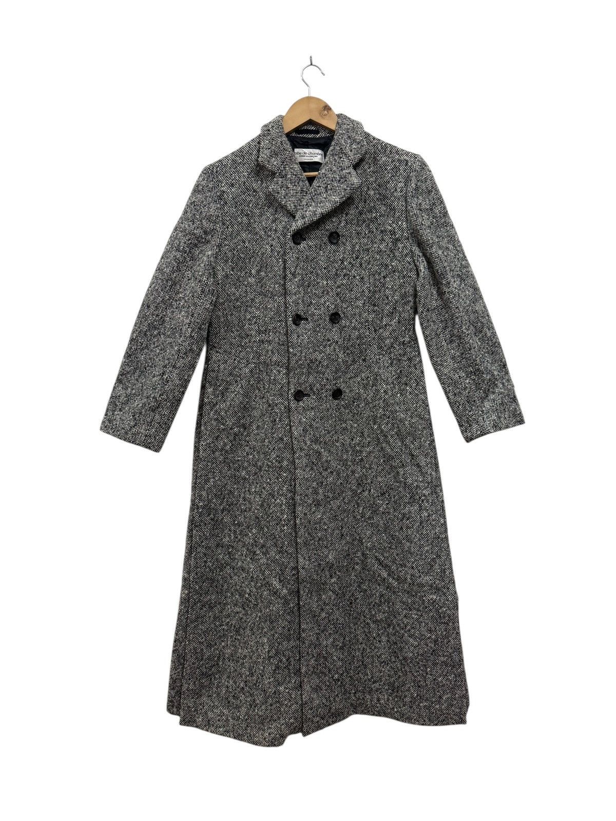Comme des Garcons CDG Robe De Chambre AD1999 Herringbone Double Breast Coat Size M / US 6-8 / IT 42-44 - 1 Thumbnail