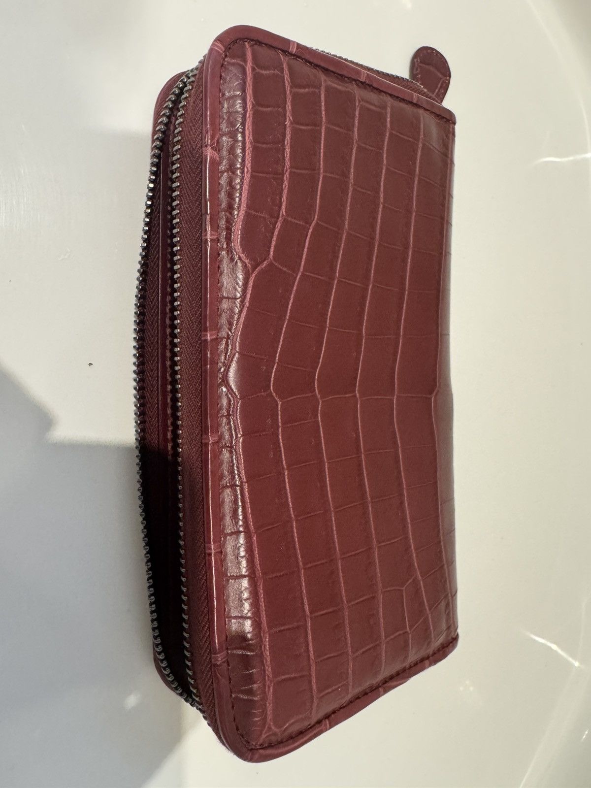 Bottega Veneta BOTTEGA VENETA Crocodile large zip around wallet $5200 Size ONE SIZE - 8 Thumbnail