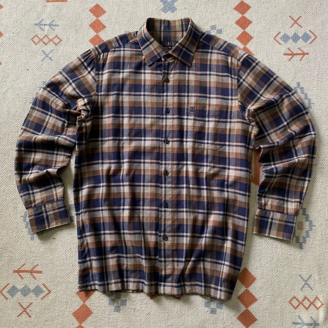 DAKS × Japanese Brand Daks Plaid Button Up Shirt Size US M / EU 48-50 / 2 - 2 Thumbnail