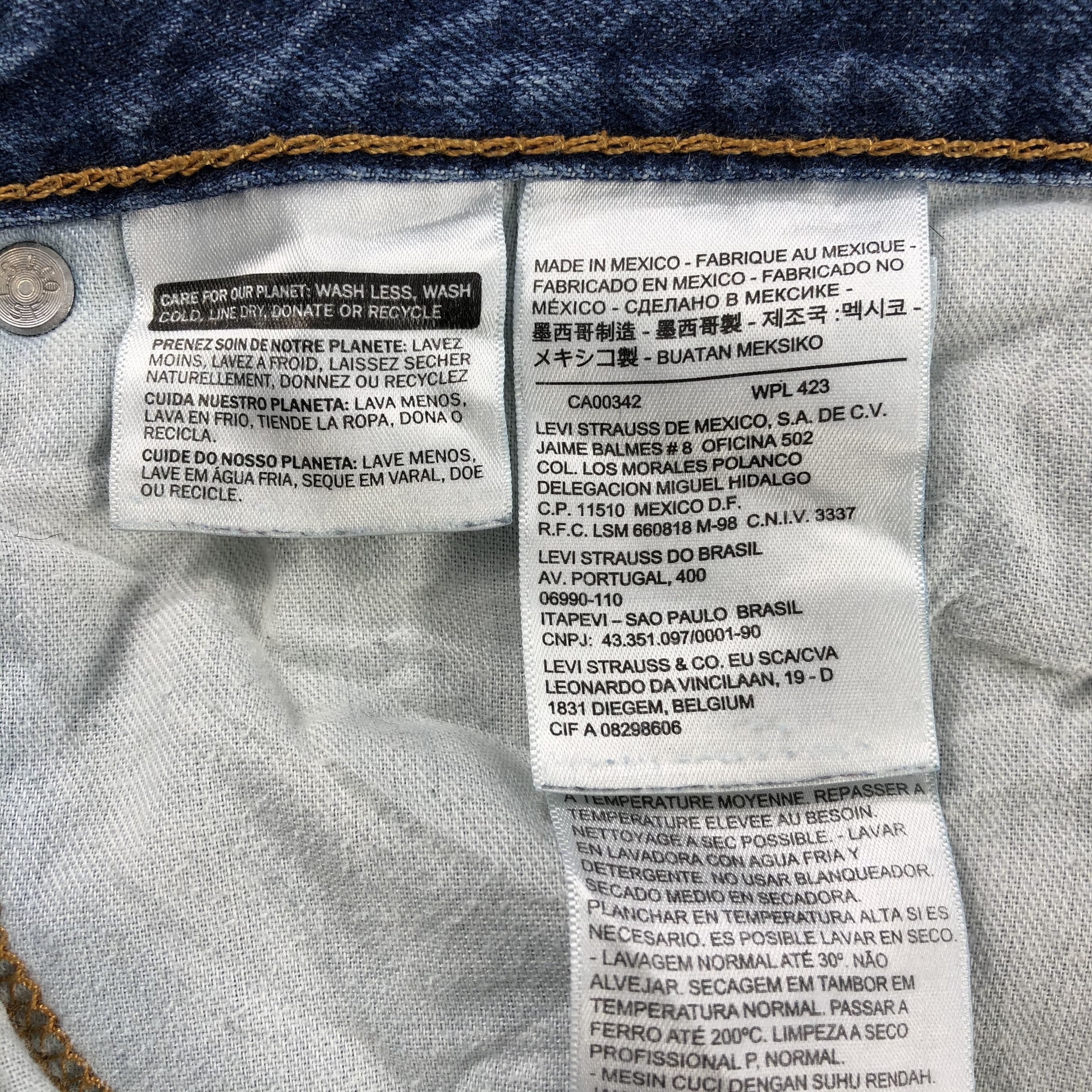 Levi's Levi's 511 Jeans Distressed Denim KJ965 Size US 34 / EU 50 - 19 Thumbnail