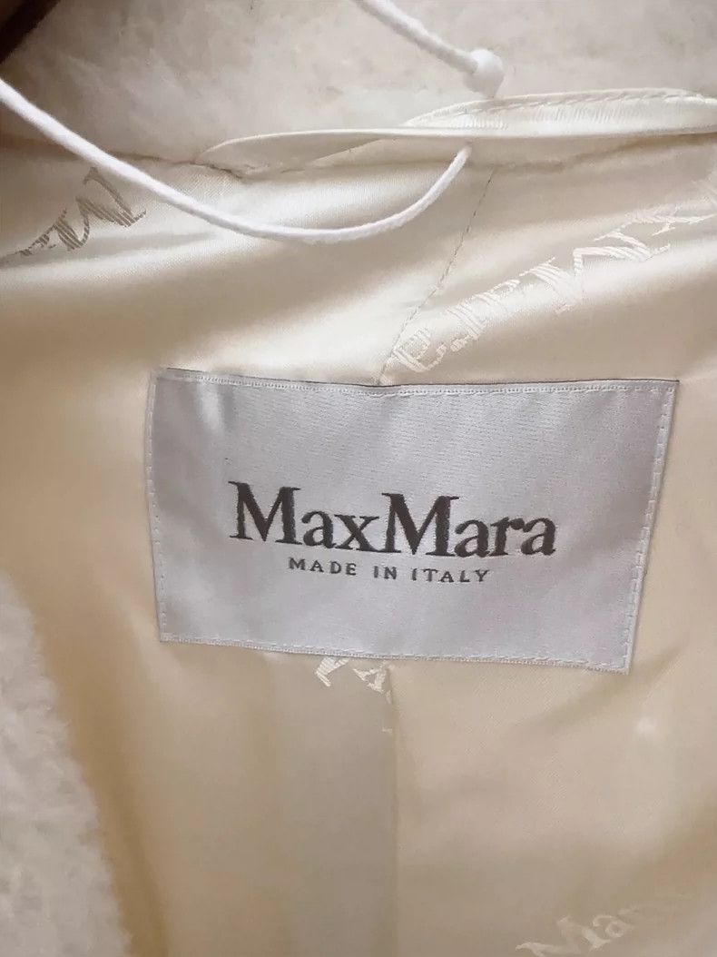 Max Mara Max Mara White Teddy Coat Size S / US 4 / IT 40 - 3 Thumbnail