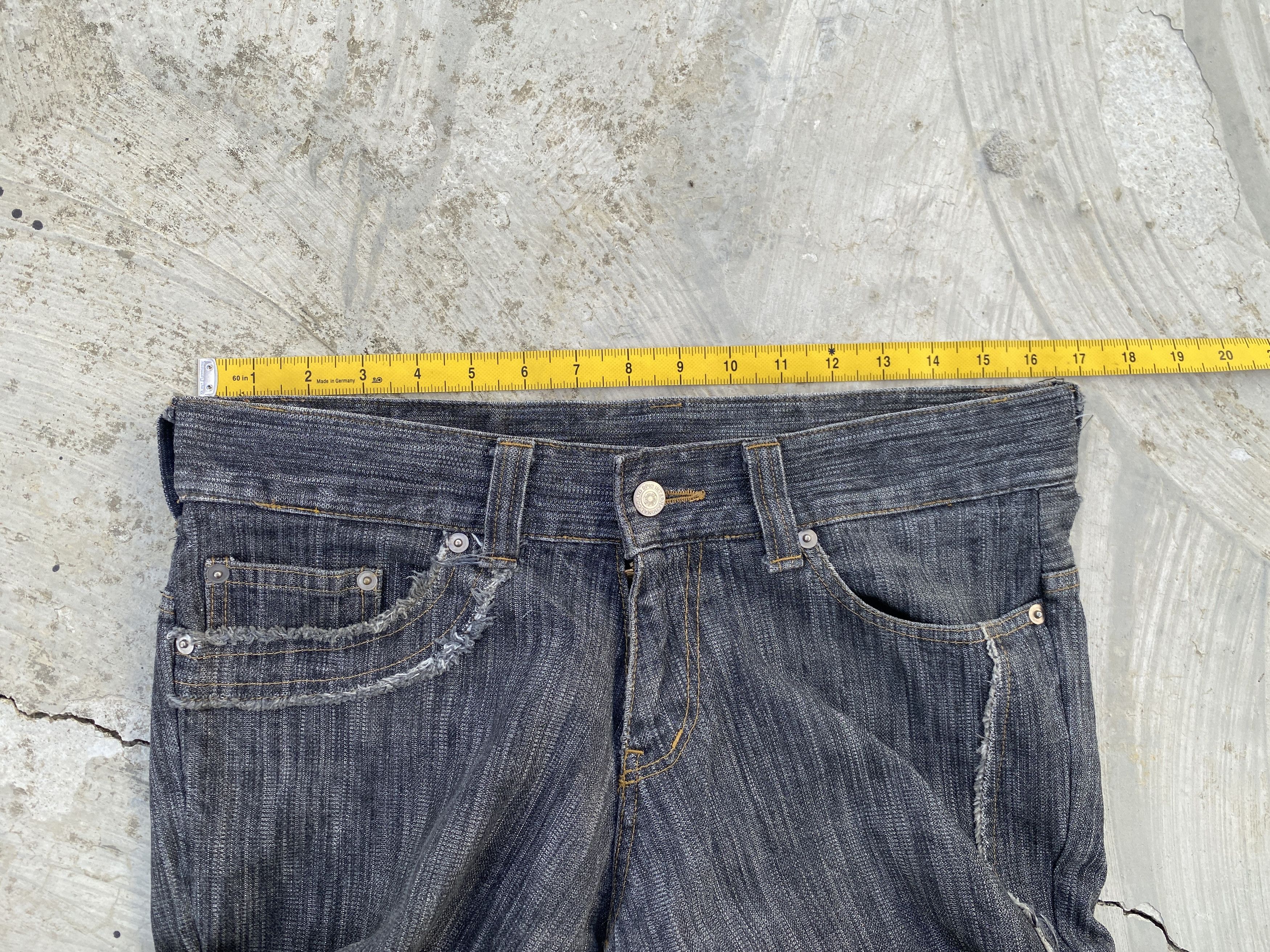 Japanese Brand × Tornado Mart Tornado Mart Patchwork Black Jeans Size US 33 - 13 Thumbnail