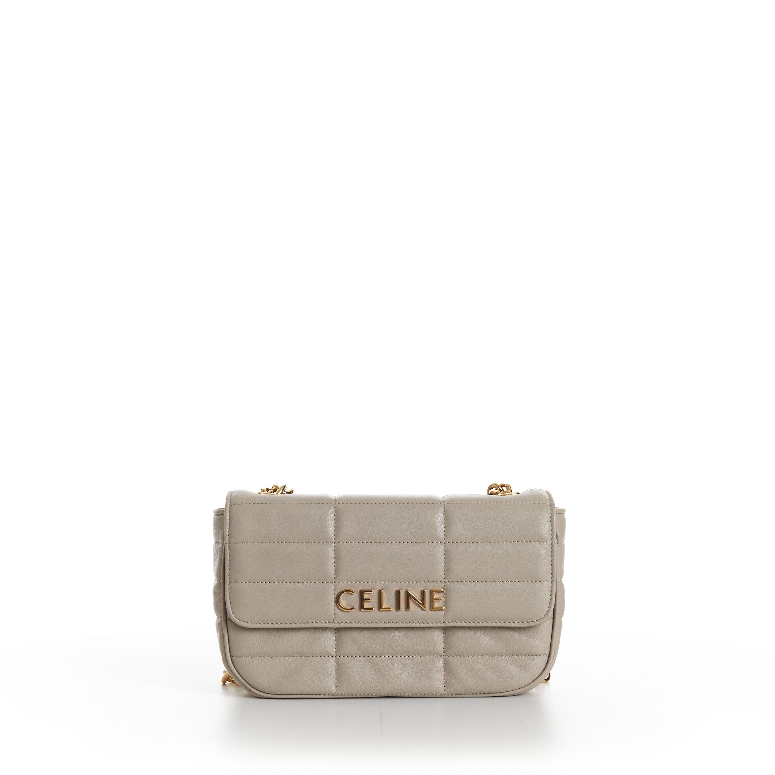Celine Chain Shoulder Bag Matelasse Monochrome Celine Size ONE SIZE - 1 Thumbnail