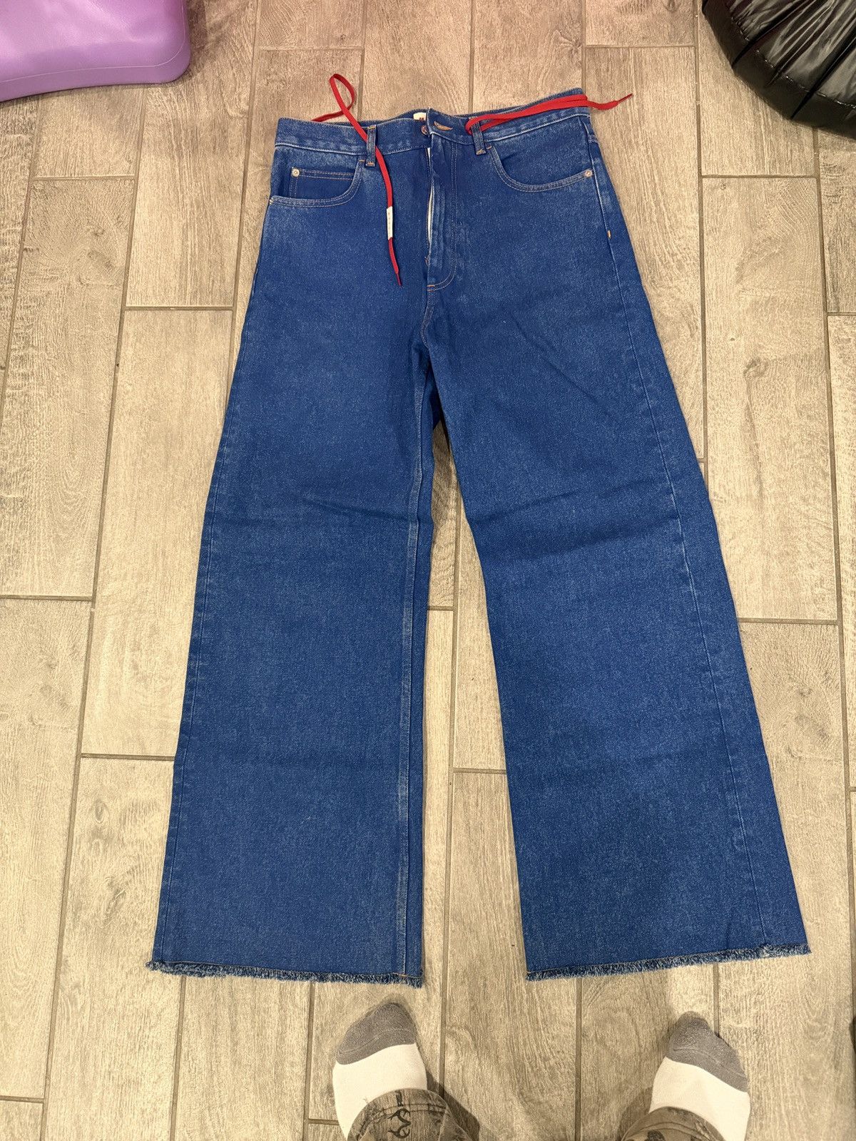 Marni Marni mid-rise Wide leg jeans Size US 32 / EU 48 - 1 Thumbnail