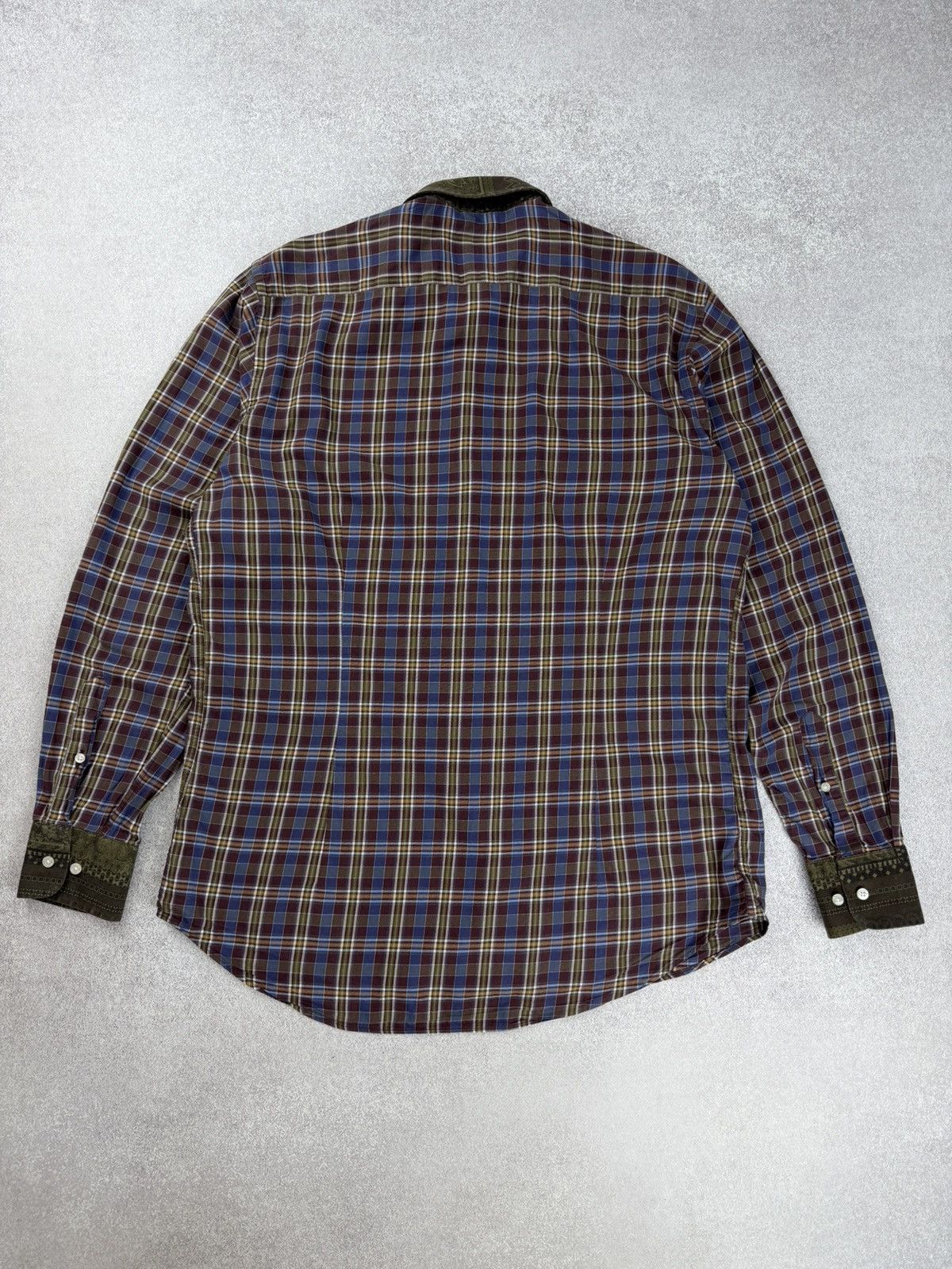 Etro Etro Milano Cotton Long Sleeve Shirt Size 41 Size US L / EU 52-54 / 3 - 8 Thumbnail