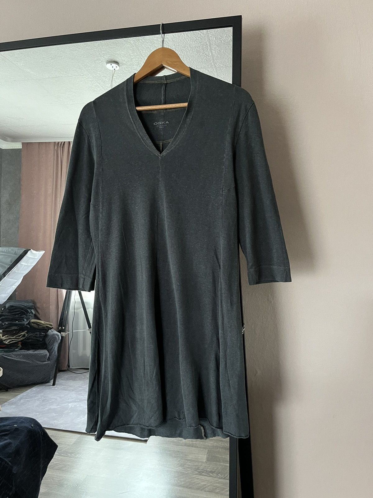 OSKA Oska 55% hemp avant garde minimalist dress Size M / US 6-8 / IT 42-44 - 1 Thumbnail