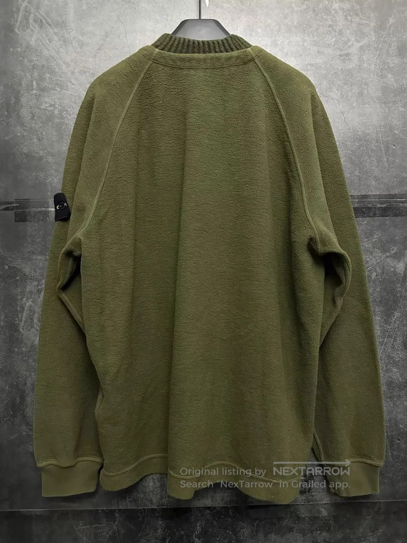Stone Island Green Crew Neck Long Sleeve Sweatshirt. Size US XL / EU 56 / 4 - 2 Thumbnail