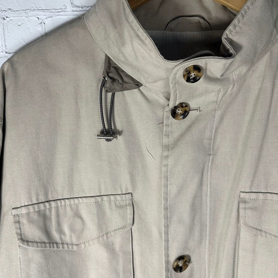 Jos. A. Bank VINTAGE Jos A Bank Tan Canvas Chore Coat Jacket XL Hooded Men Jacket Tan Size US XL / EU 56 / 4 - 4 Thumbnail