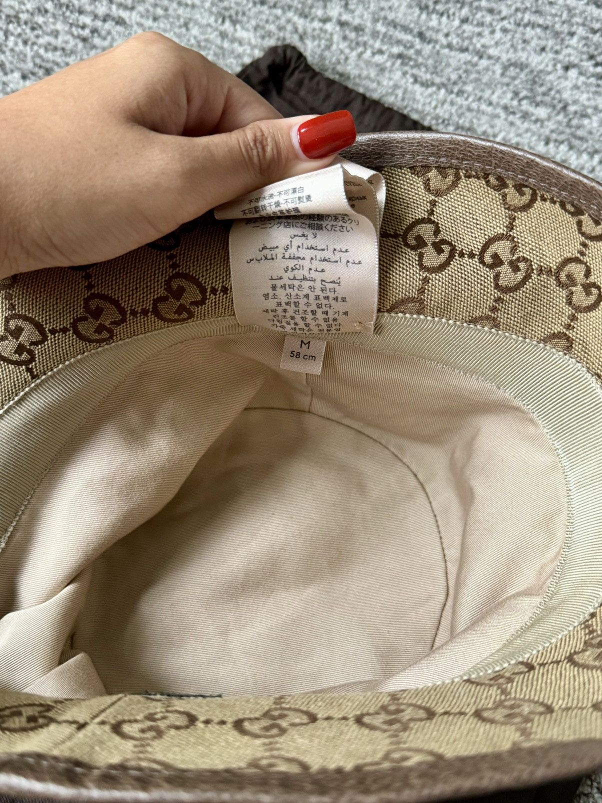 Gucci Auth Gucci GG cotton blend canvas bucket hat Size ONE SIZE - 6 Thumbnail