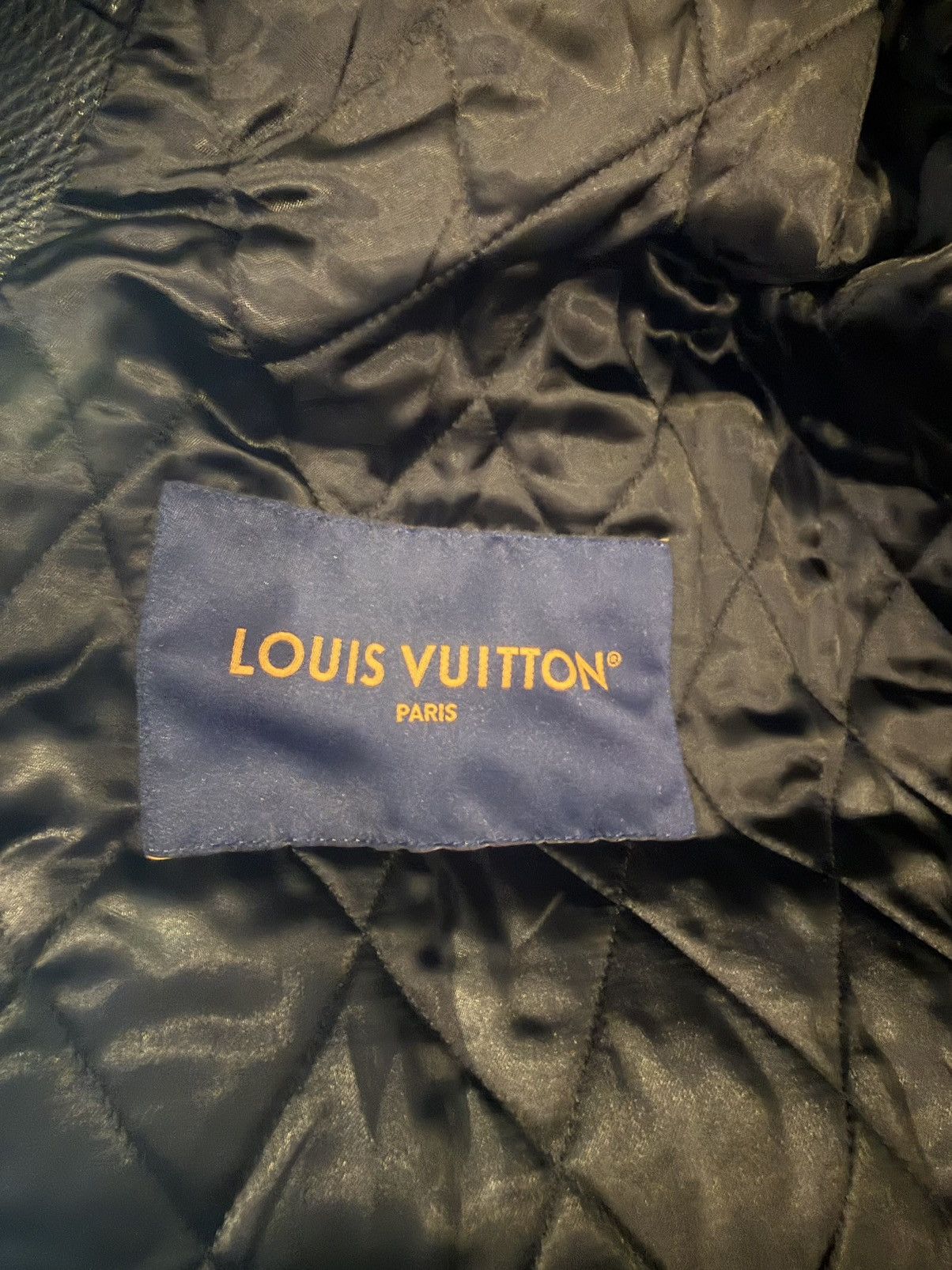 Louis Vuitton Louis Vuitton Virgil Abloh Leather Jacket Size US L / EU 52-54 / 3 - 6 Thumbnail