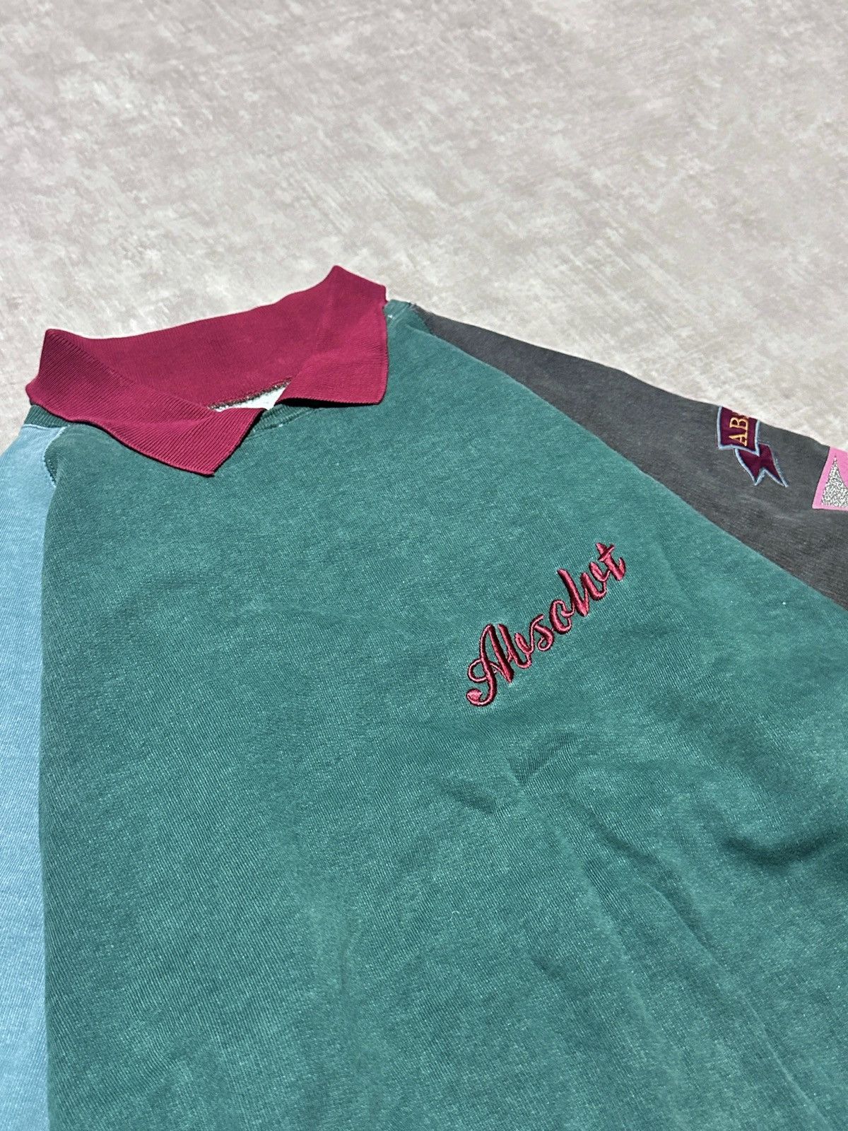 Japanese Brand × Vintage Vintage Faded Absolut Polo Sweatshirt Archive Made in Italy Size US XL / EU 56 / 4 - 2 Thumbnail