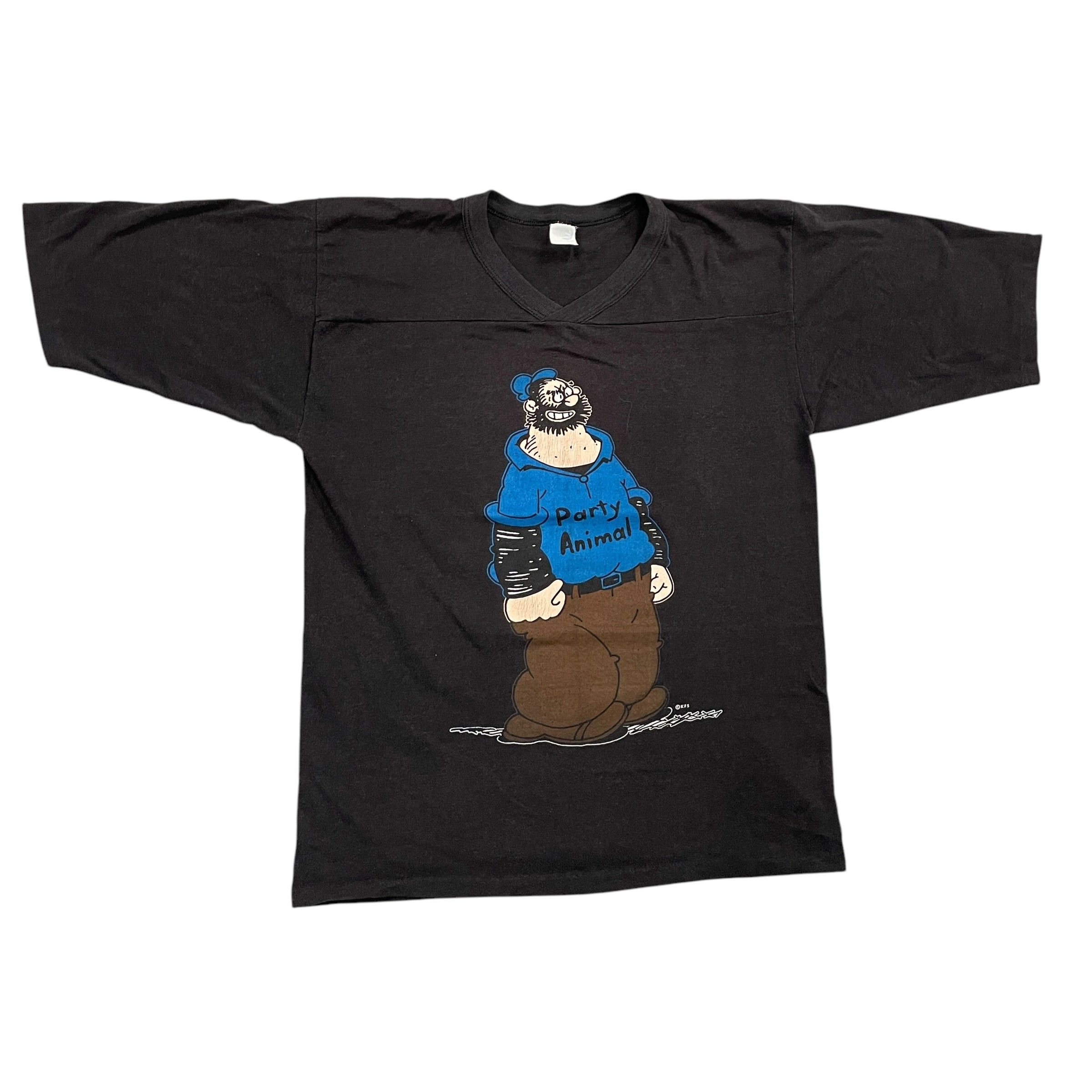 Other Popeye Bluto "Party Animal" Vintage Single Stitch T-Shirt Size US M / EU 48-50 / 2 - 1 Thumbnail