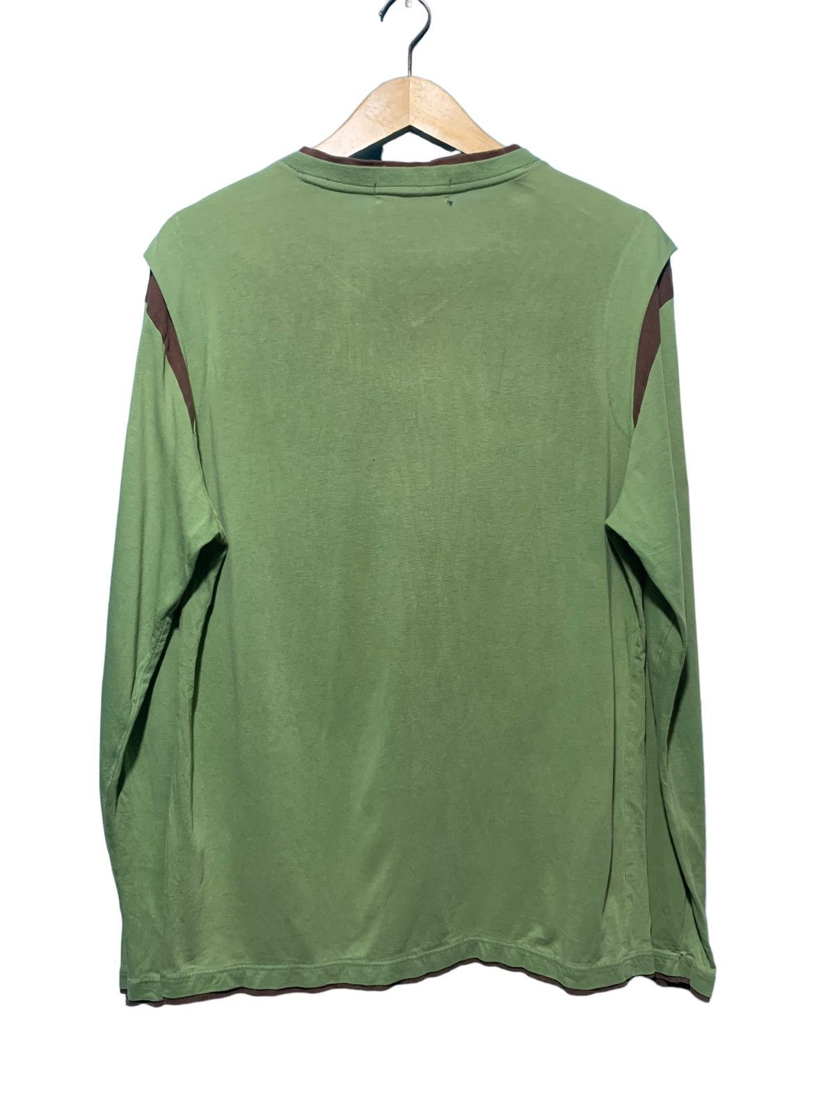 If Six Was Nine Y2k japanese poem double layer style longsleeve Size US L / EU 52-54 / 3 - 8 Thumbnail