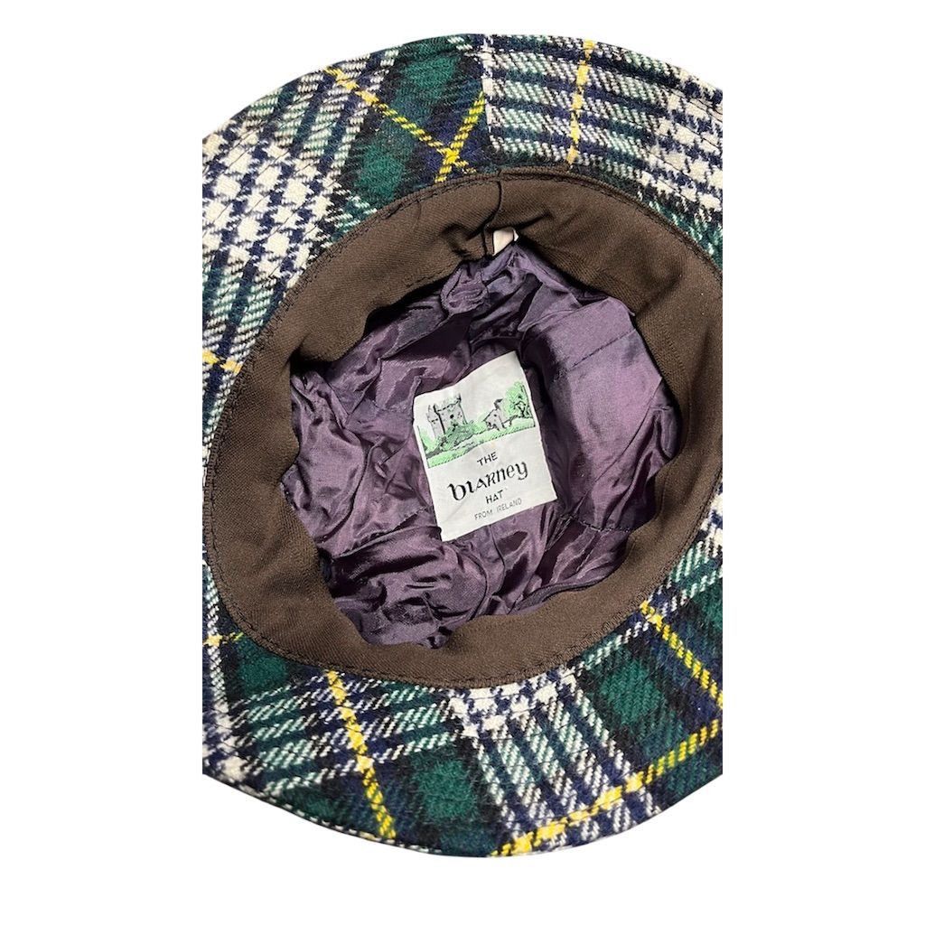 Pendleton VTG 1950’s Blarney Walking Hat Pendleton Wool Plaid Bucket Size ONE SIZE - 6 Thumbnail