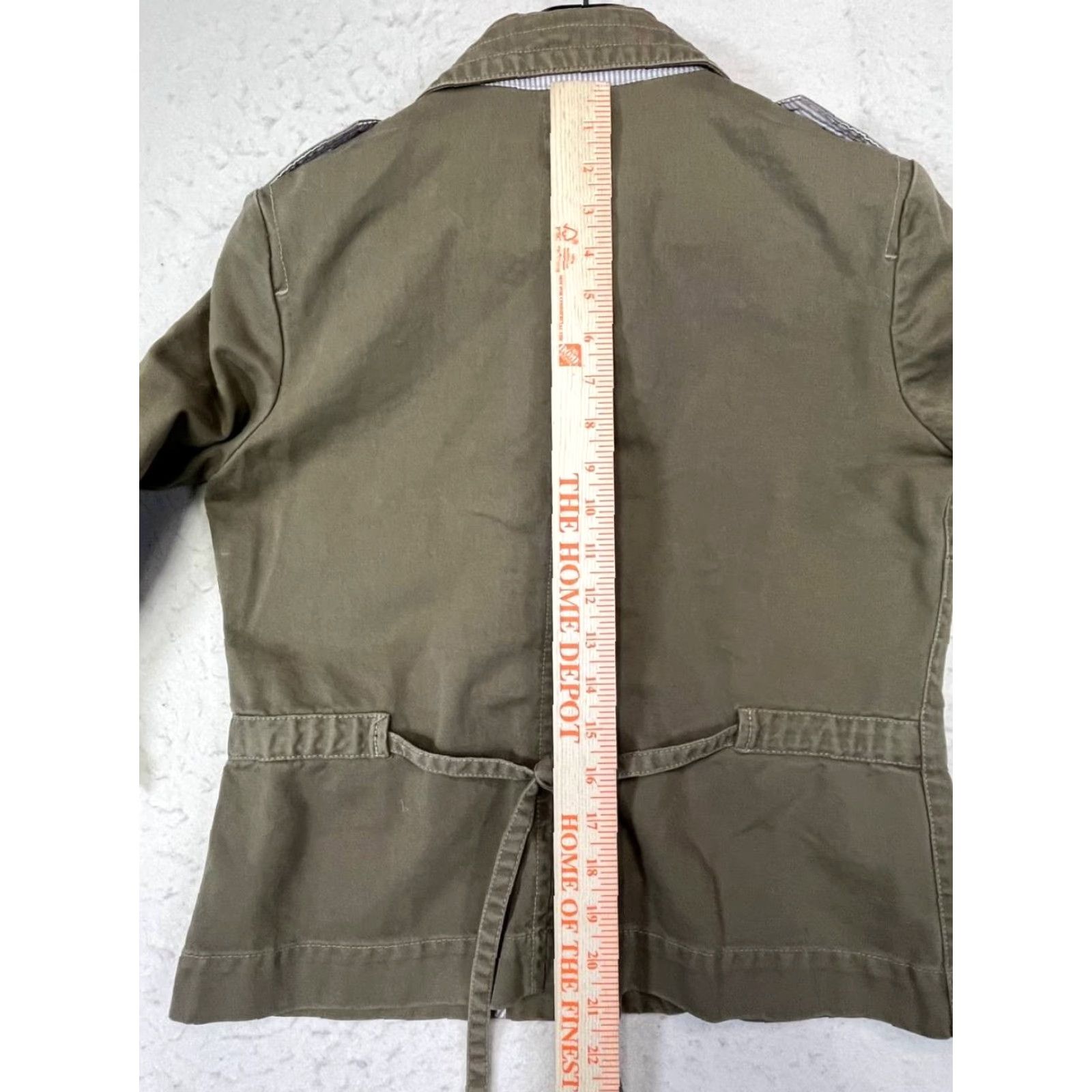 Lucky Brand Lucky Brand Army Green Womens Utility Military Field Jacket Button Up Short Sleeve? Size S / US 4 / IT 40 - 3 Thumbnail