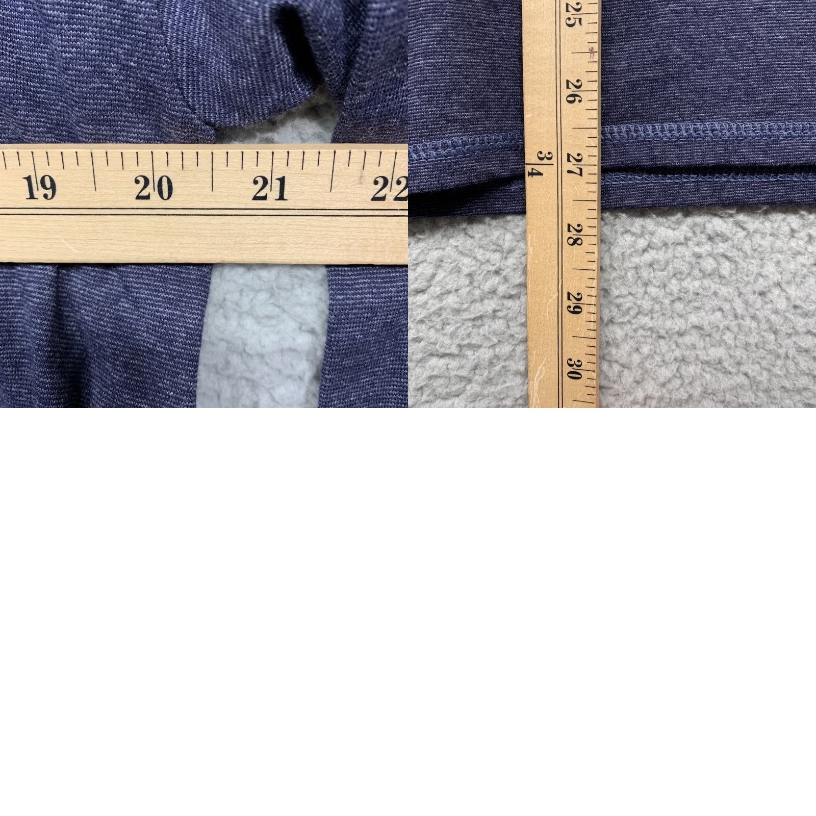 Hanes Hanes Beefy Long Sleeve Pullover Tee Men's L Heather Blue 3 Button Closure Dr… Durable Soft Size US L / EU 52-54 / 3 - 9 Thumbnail