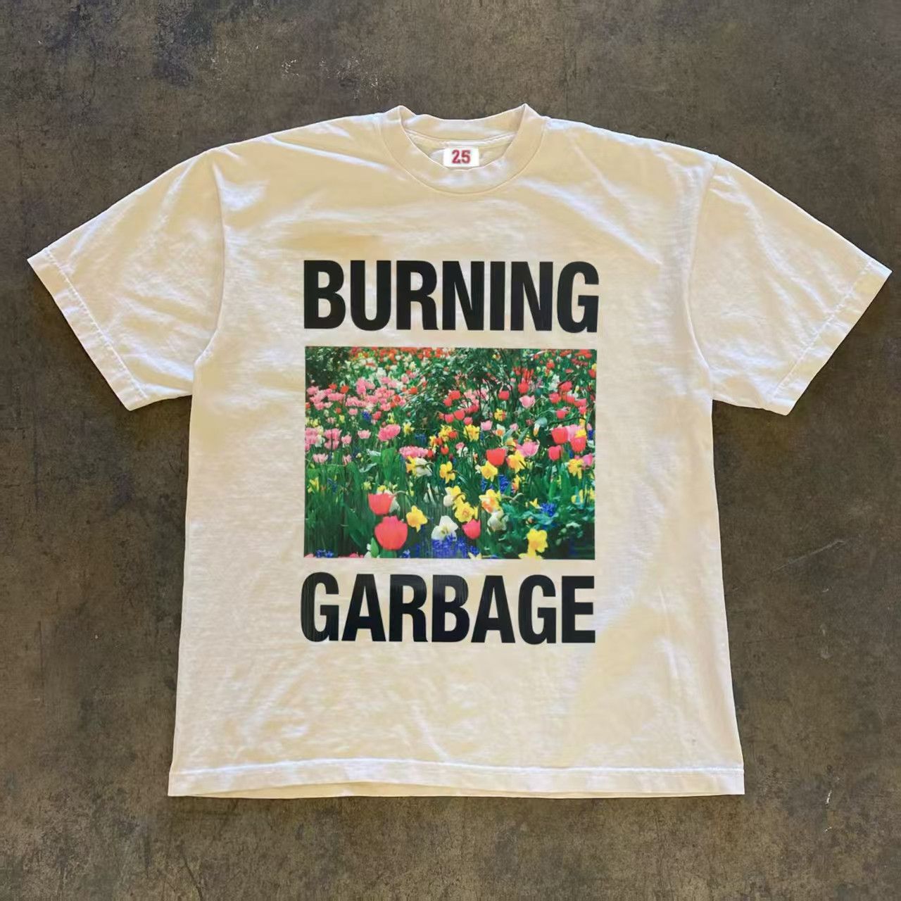 Japanese Brand × Vintage White casual retro loose garden print tee Size US M / EU 48-50 / 2 - 1 Thumbnail
