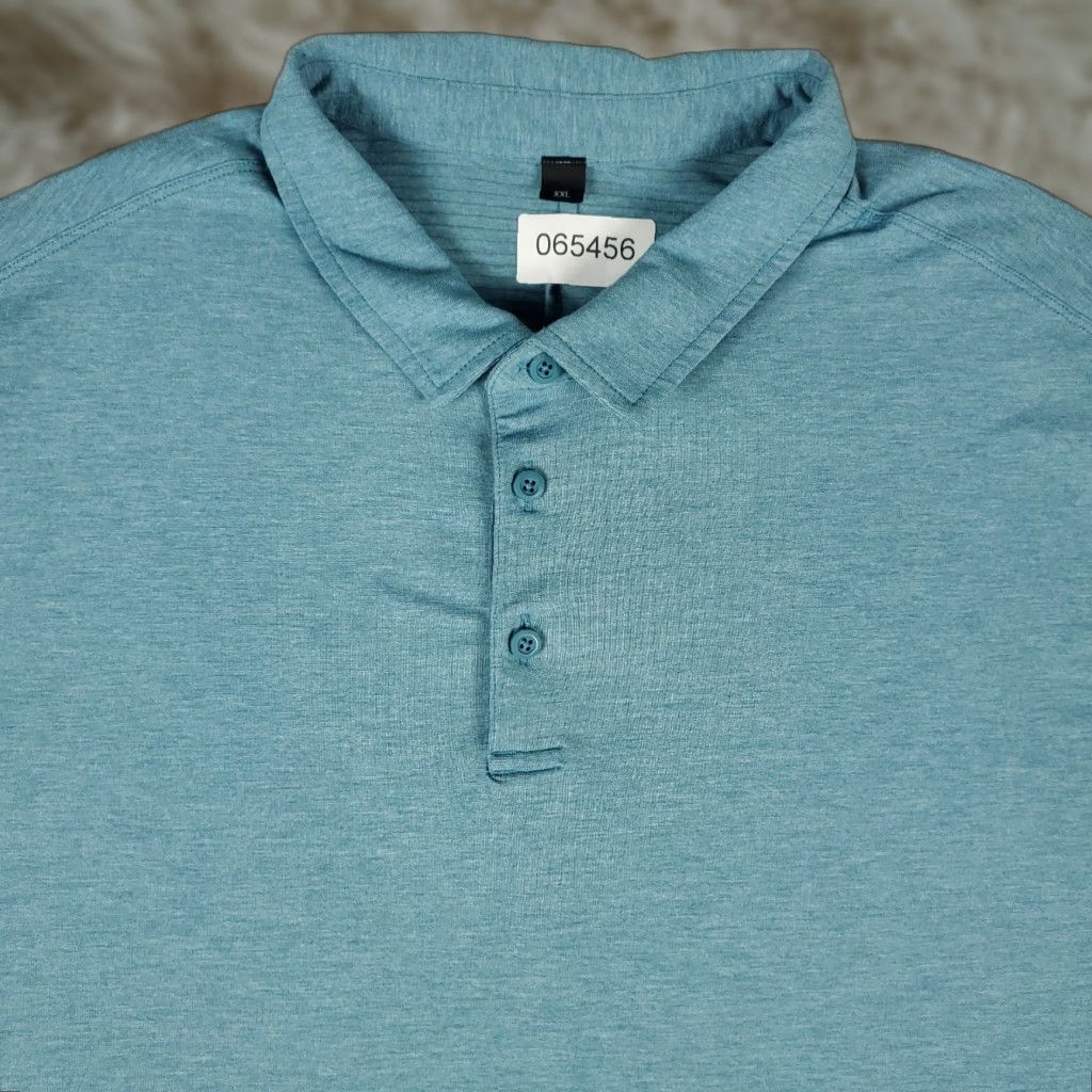 Lululemon Lululemon Polo Shirt Mens 2XL Blue Short Sleeve Golf Activewear Casual Formal Shirt Polo Mens Blue 2XL Size US XXL / EU 58 / 5 - 1 Thumbnail