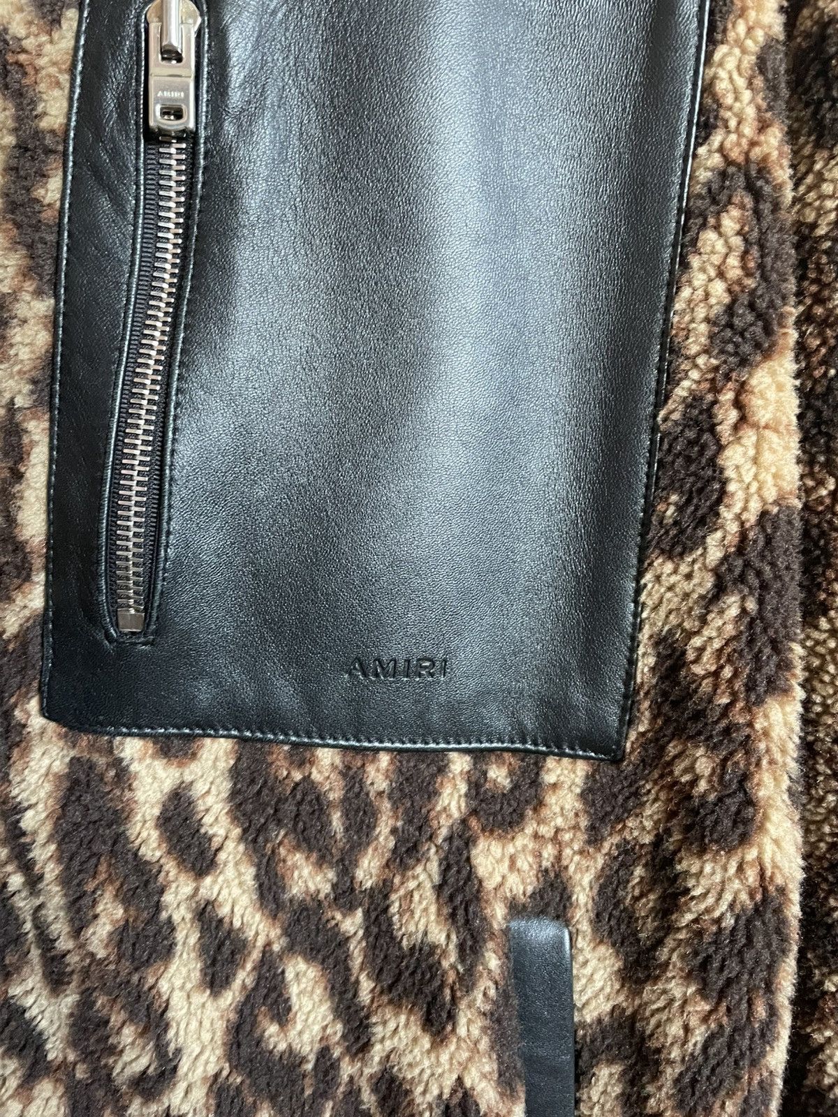 Amiri Amiri Polar Fleece Leopard Jacket Size US L / EU 52-54 / 3 - 3 Thumbnail