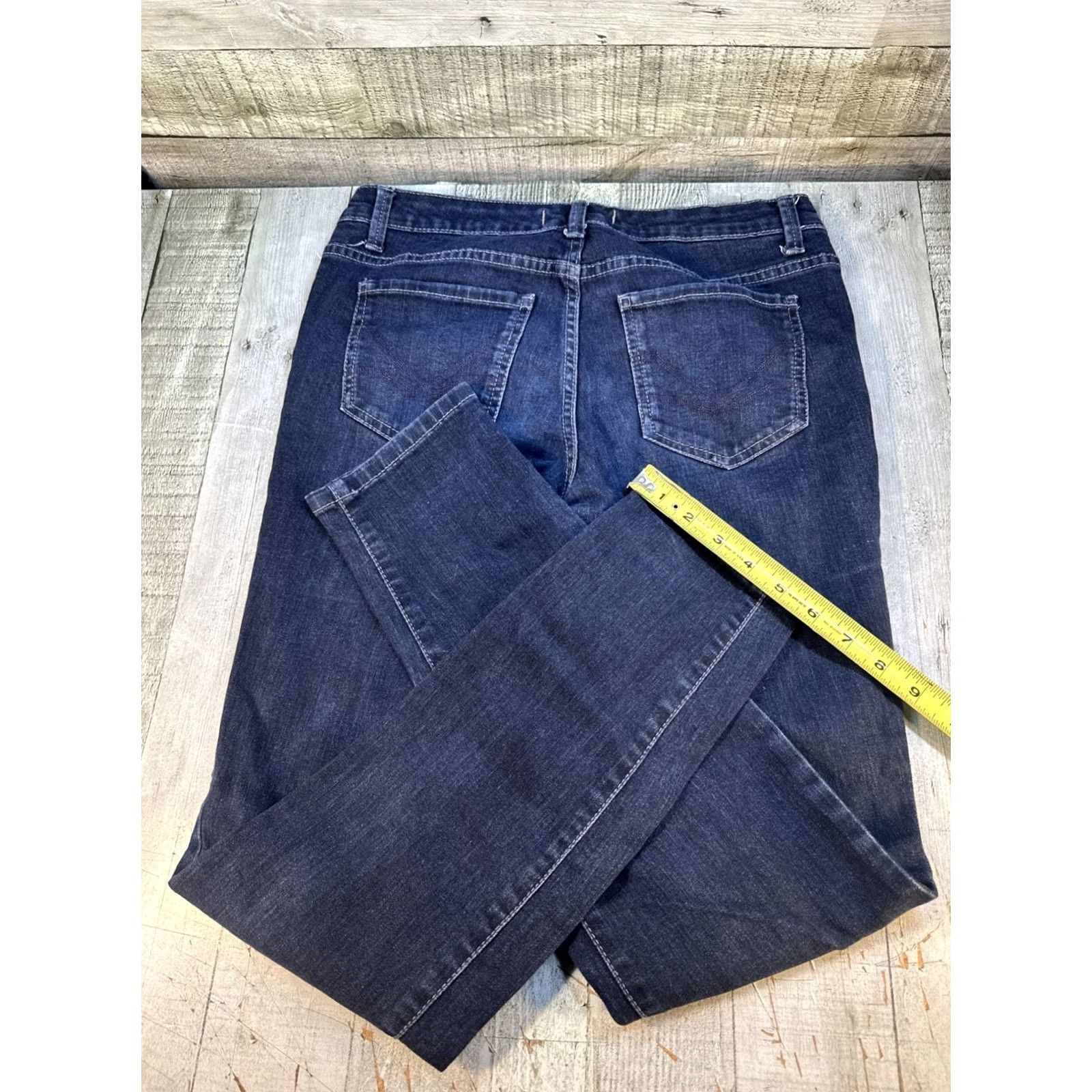 Nine West Nine West Vintage America Matchstick Skinny Jeans Womens 28 Dark Wash Blue 5-pocket Slim Mid-rise Stretch Denim Mens? Size 28" / US 6 / IT 42 - 5 Thumbnail