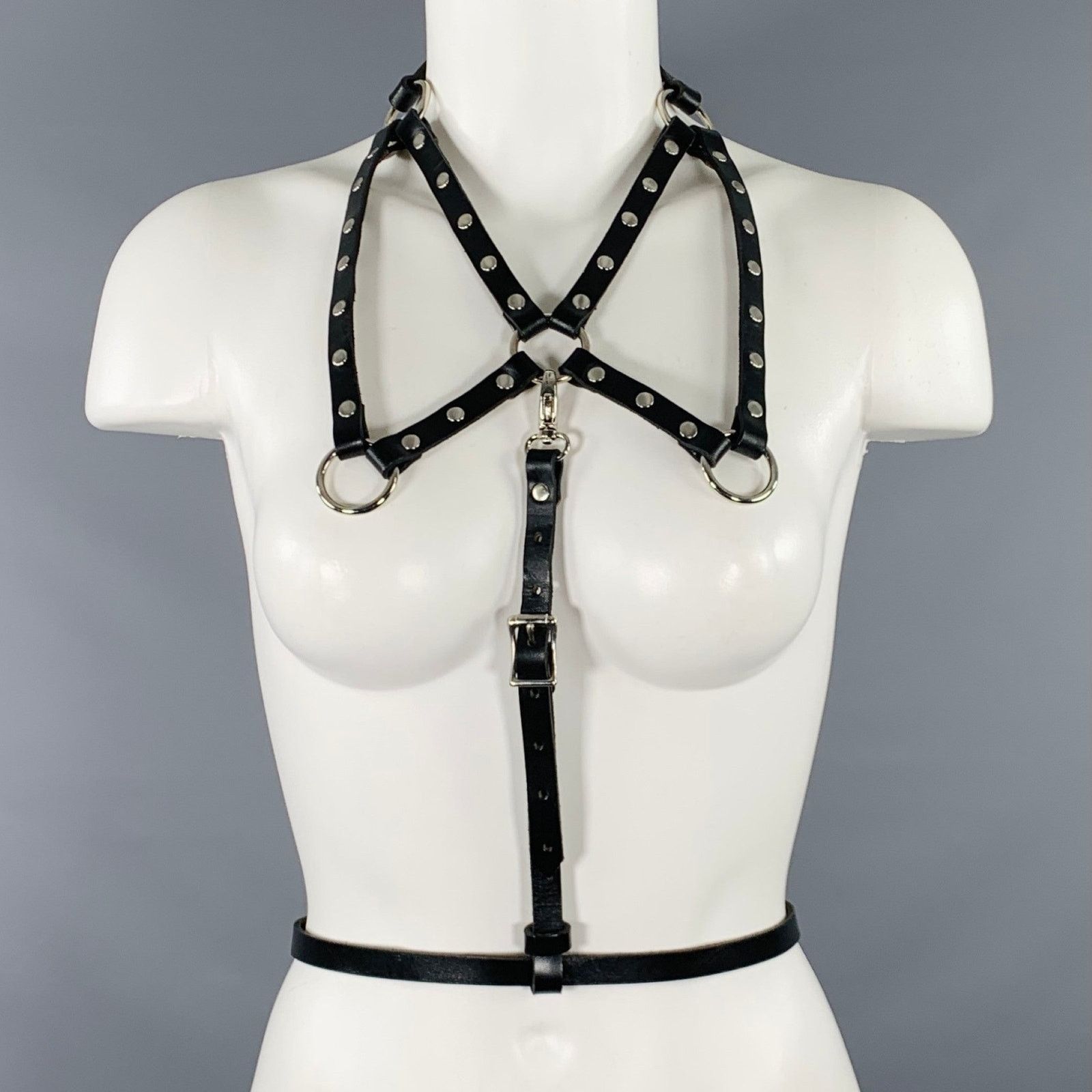 Other ZANA BAYNE Size XS Black Studded Leather Harness Size ONE SIZE - 1 Thumbnail