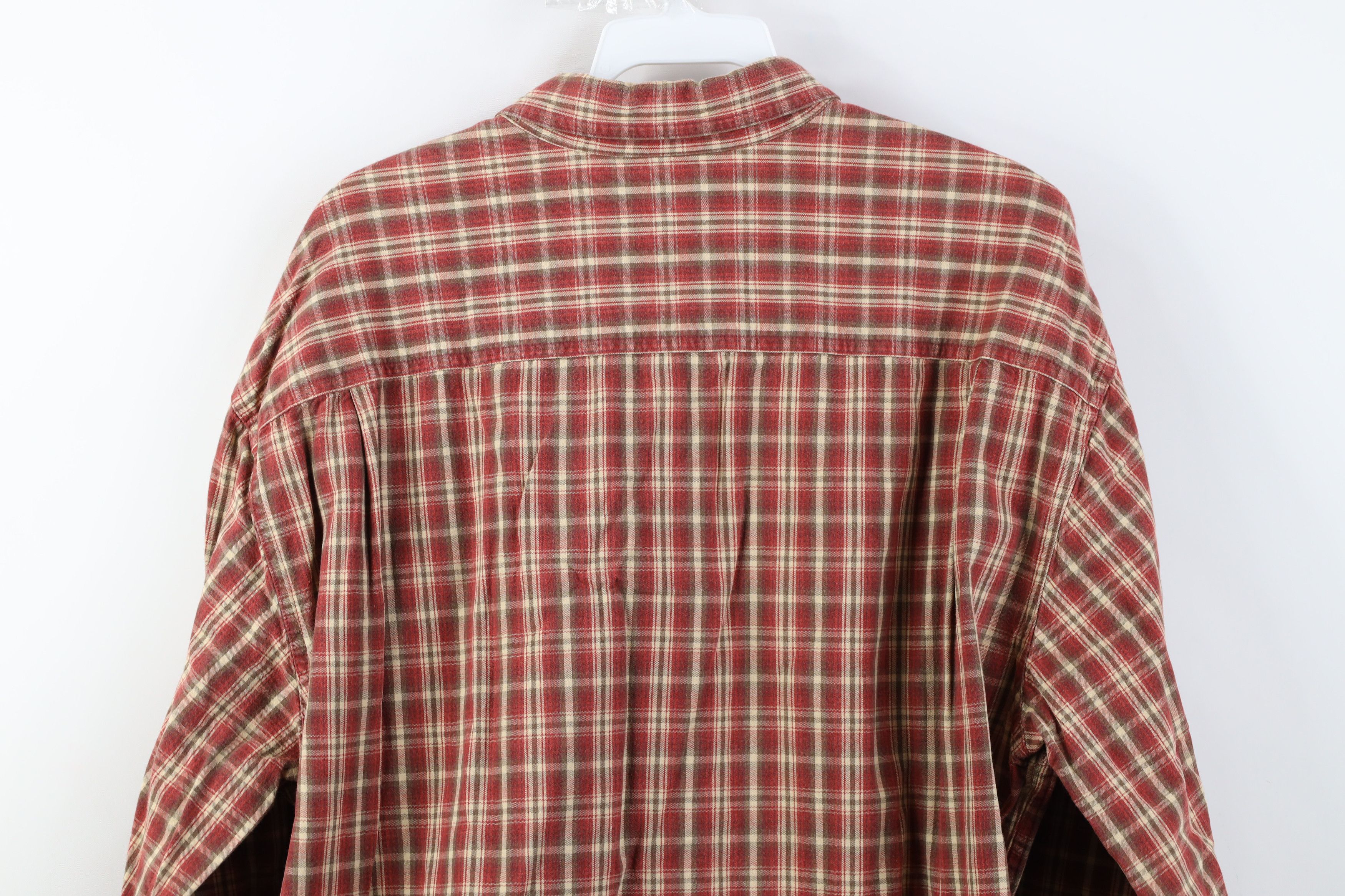 L.L. Bean Vintage LL Bean Canvas Collared Button Down Shirt Plaid Size US L / EU 52-54 / 3 - 9 Thumbnail