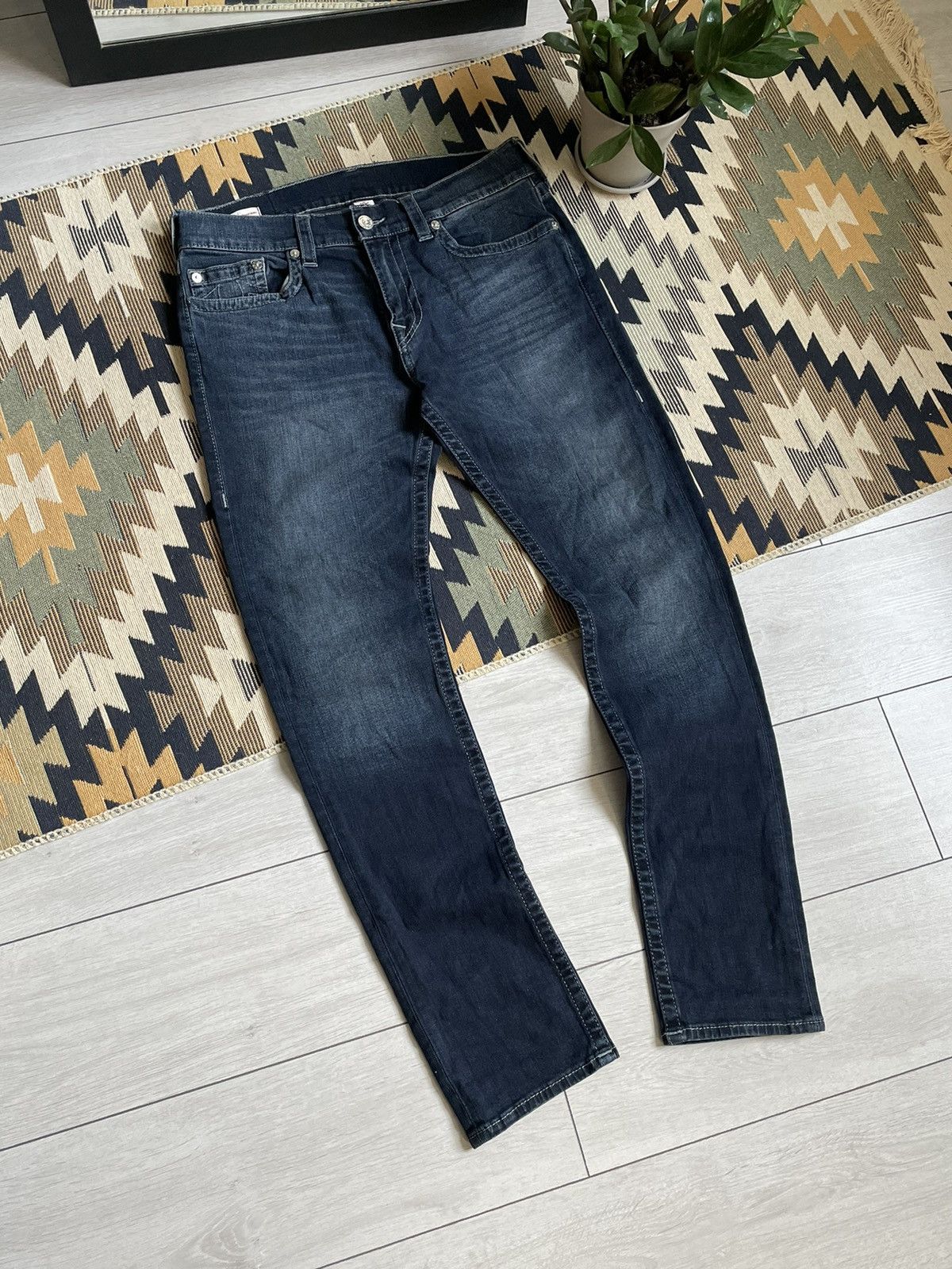Jean × True Religion True Religion Rocco Y2K Denim Jeans Size US 34 / EU 50 - 8 Thumbnail