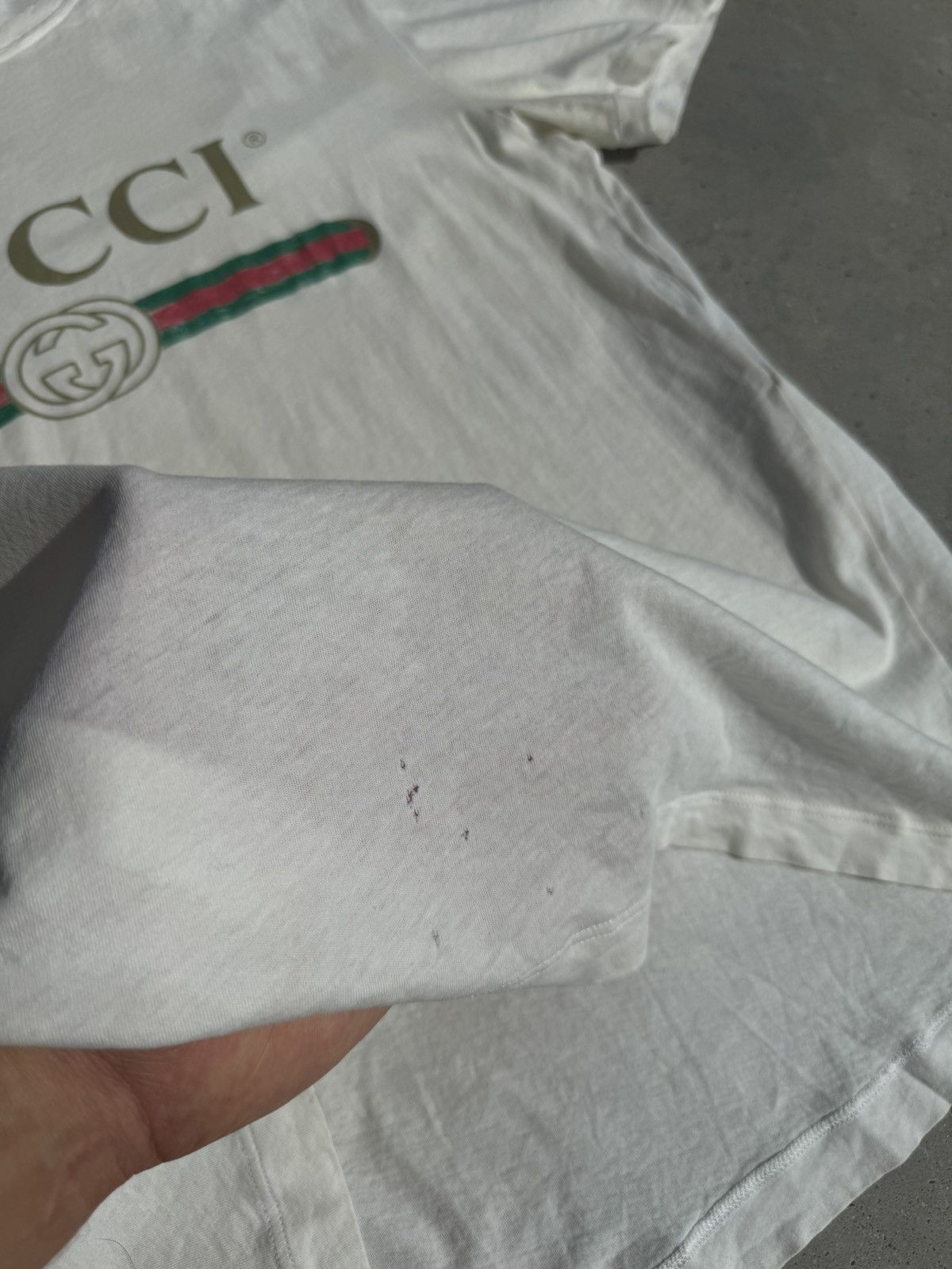 Gucci Gucci Fake Vintage Logo t-shirt luxury designer rare Size US M / EU 48-50 / 2 - 3 Thumbnail