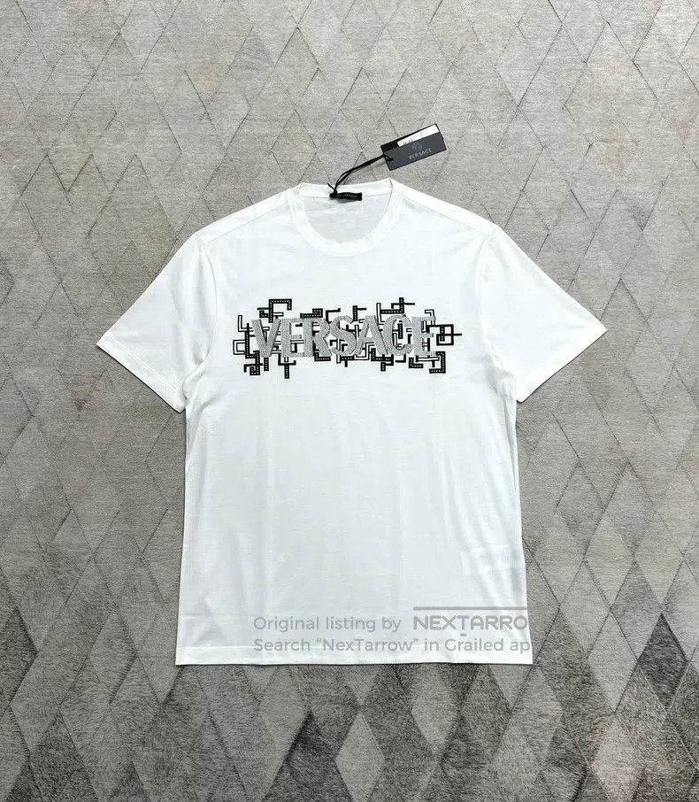 Versace Versace Heavy industry rhinestone embroidery logo Size US S / EU 44-46 / 1 - 2 Thumbnail