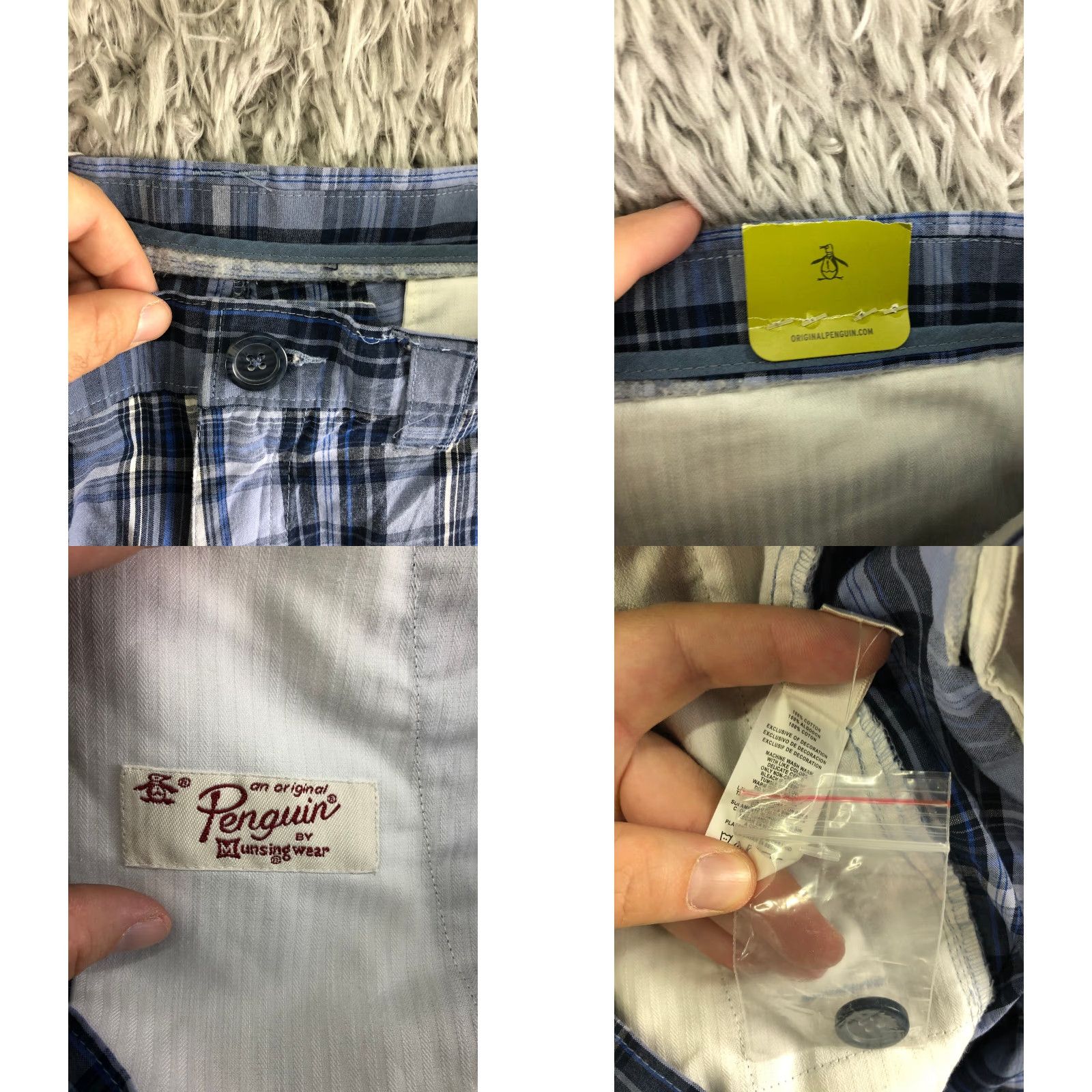 Original Penguin Original Penguin by Munsingwear Lavender Lustre Womens Shorts Bermuda 38 Purple Plaid 5-Pocket Casual Womens Modern American 90s? Size 26" / US 2 / IT 38 - 8 Thumbnail