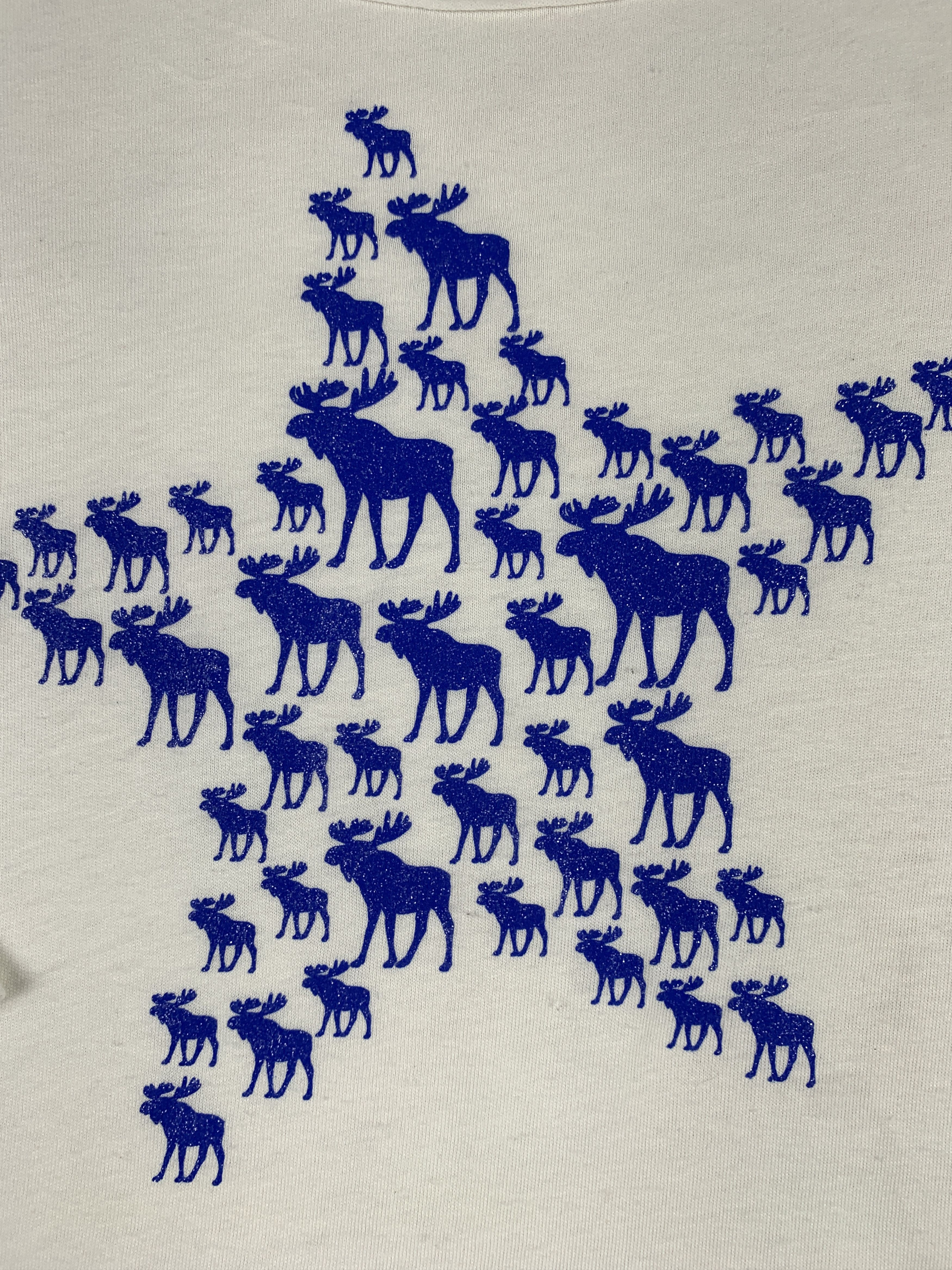 Abercrombie & Fitch Abercrombie & Fitch White Star Moose Tee (S) Size S / US 4 / IT 40 - 4 Thumbnail