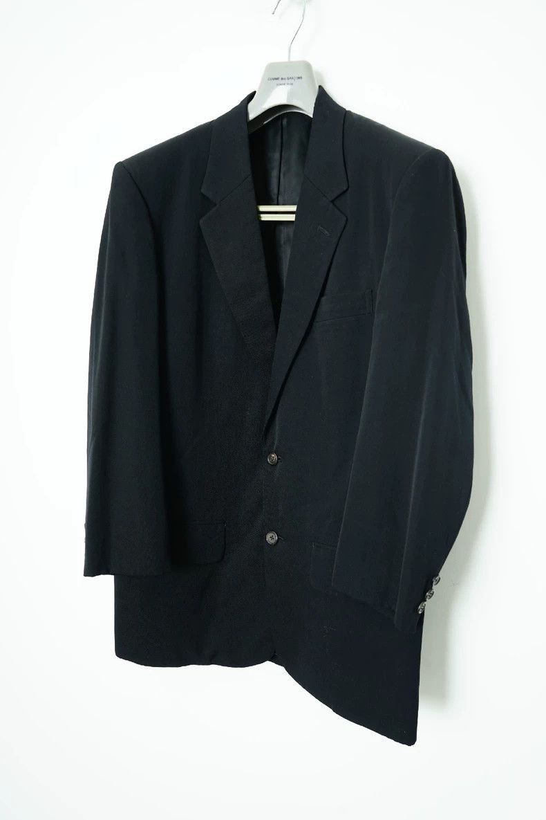 Yohji Yamamoto Yohji Yamamoto Yohji Yamamoto 80s Long Wool Suit Jacket Size US S / EU 44-46 / 1 - 2 Thumbnail