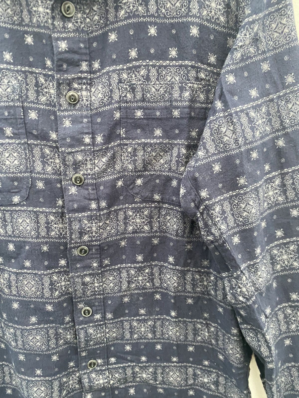 Japanese Brand × Kapital × Uniqlo UNIQLO BANDANA SHIRT BUTTON UP DOUBLE POCKET Size US M / EU 48-50 / 2 - 5 Thumbnail