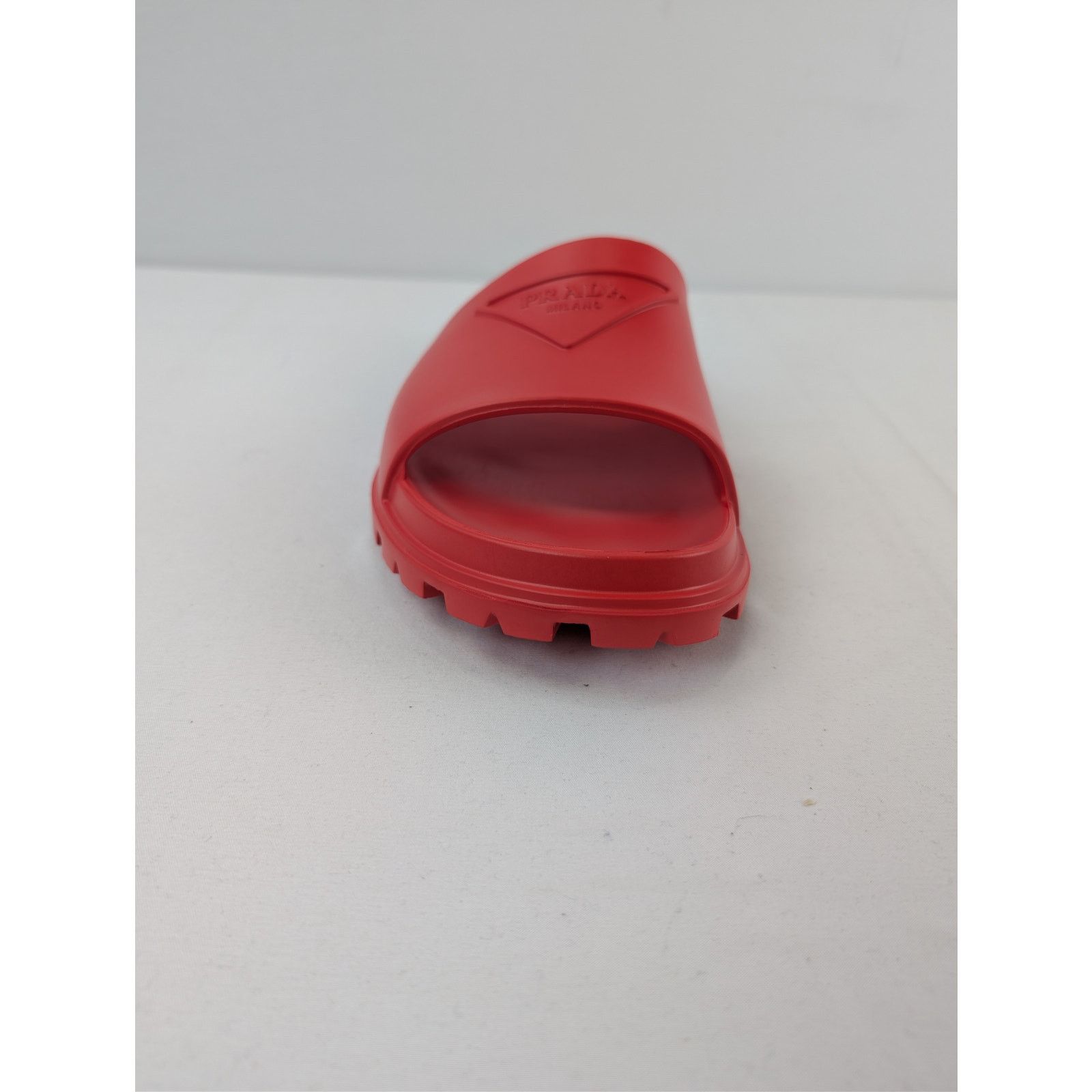 Prada o1rshd1 Rubber Mule-Flip-Flops Slipper in Red Size US 13 / EU 46 - 14 Thumbnail
