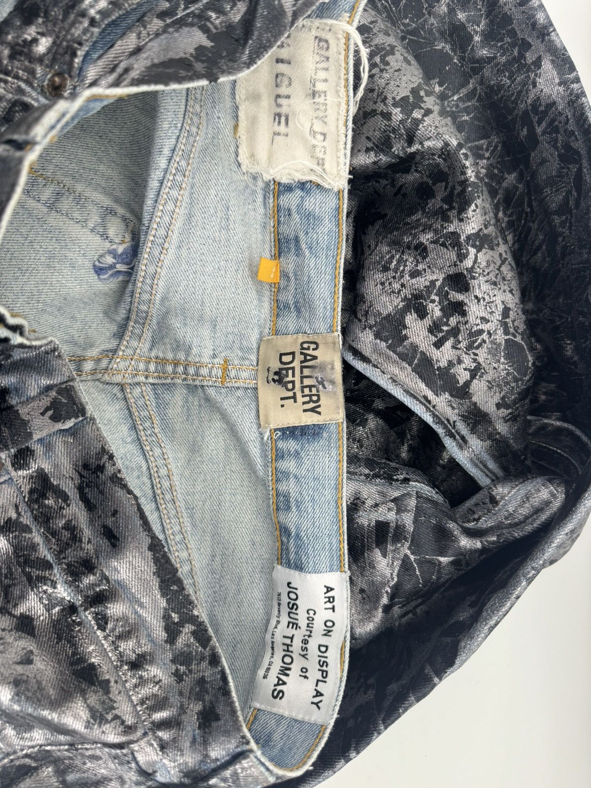 Gallery Dept. Gallery Dept Analog 5001 Metallic Jeans 33/31. Size US 33 - 7 Thumbnail