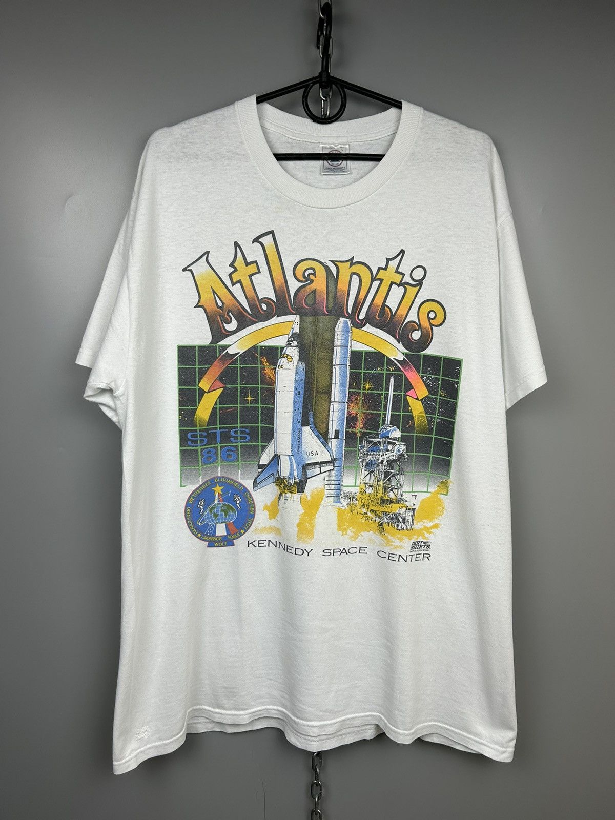 NASA × Vintage Vintage Nasa Kennedy Space Center Florida 1997 Tee Shirt Size US L / EU 52-54 / 3 - 1 Thumbnail