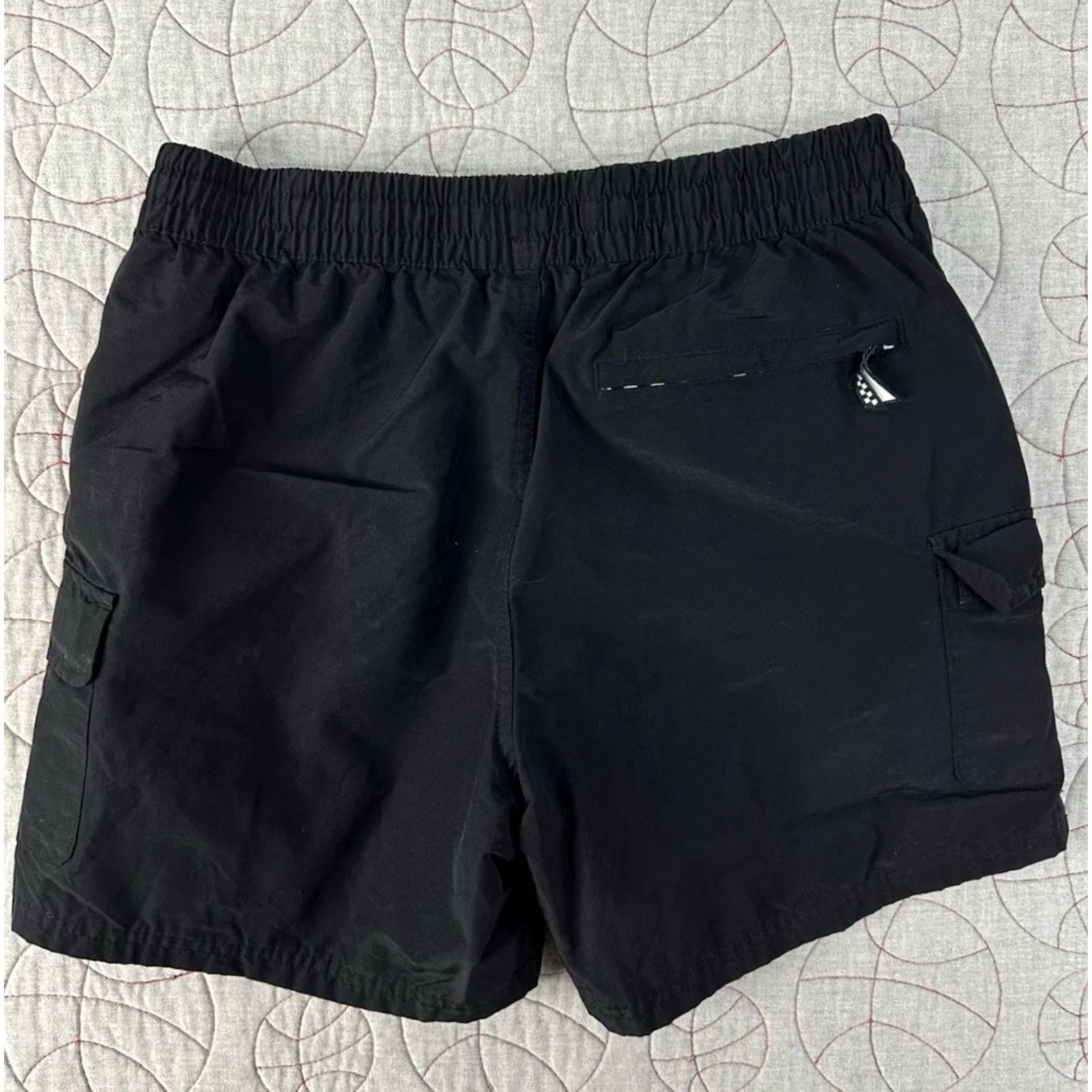 Vans Vans Nylon Cargo Shorts Mens Size Small Black Board Short #077-001 Size US 29 - 5 Thumbnail
