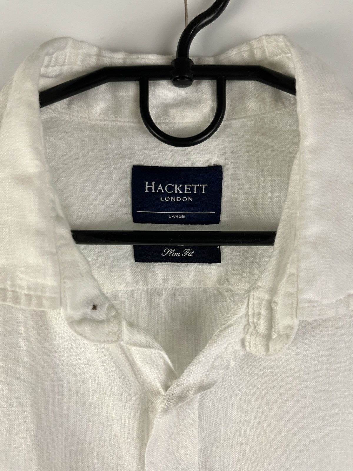 Hackett Hackett Luxury Linen Long Sleeve Shirt Button Up Size US L / EU 52-54 / 3 - 8 Thumbnail