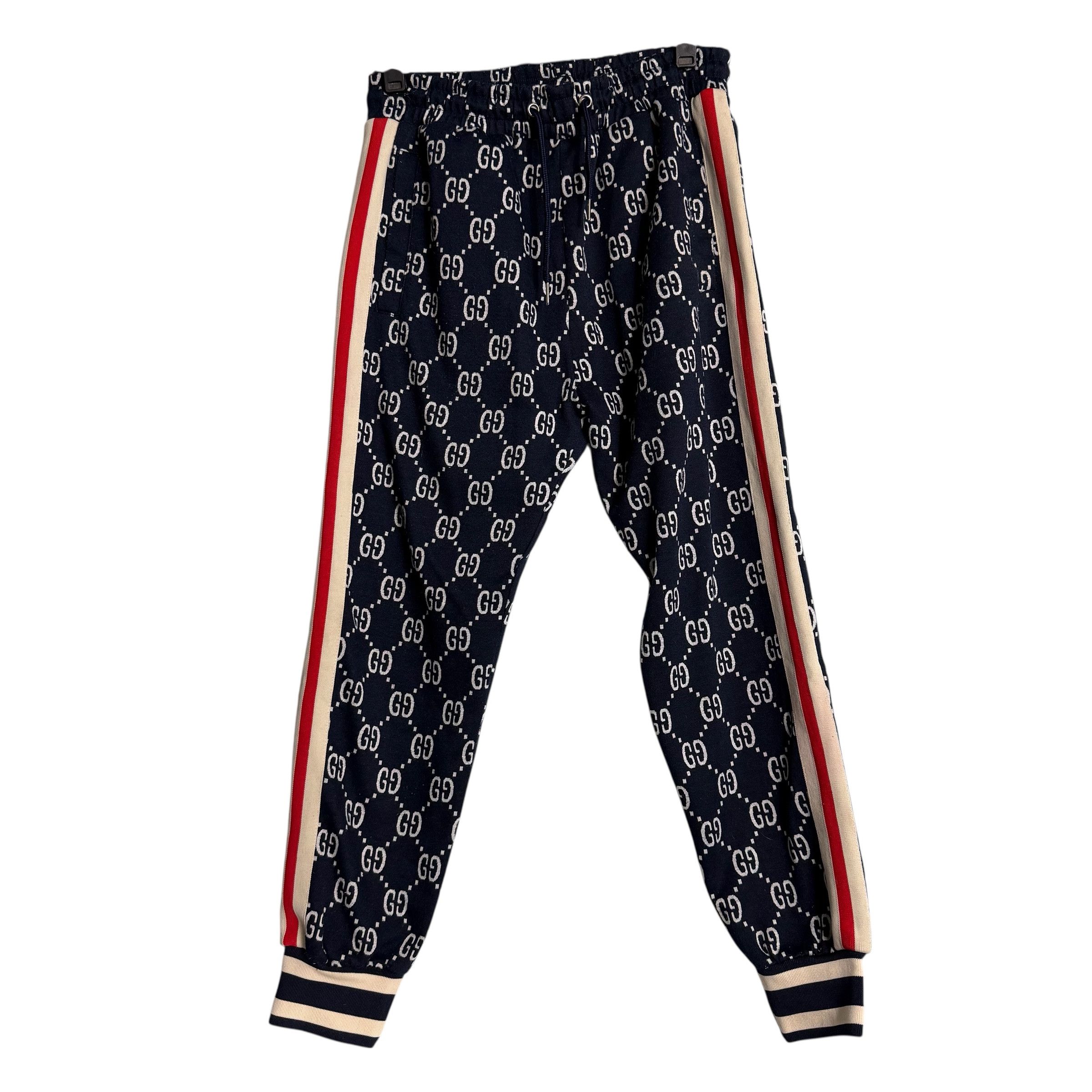 Gucci 🔥RARE🔥Gucci GG OVP Logo Joggers Pant (M) Size US 32 / EU 48 - 1 Thumbnail