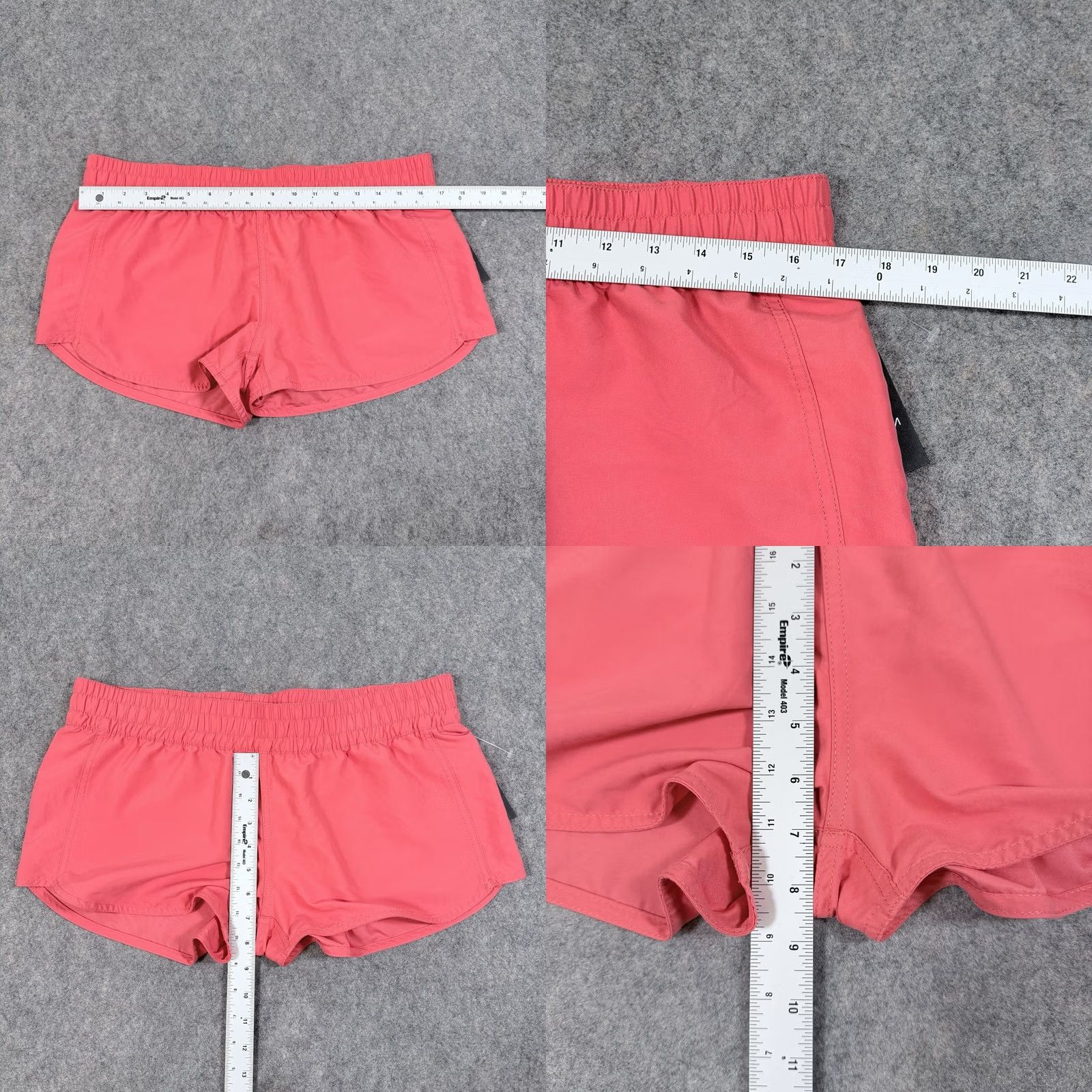 Volcom Volcom Activewear Board Shorts Women's L Coral Pink Floral Logo 34in Waist 2.25in Inseam Summer Beach USA Hipster Reg Womens Size 36" / US 14 / IT 50 - 9 Thumbnail