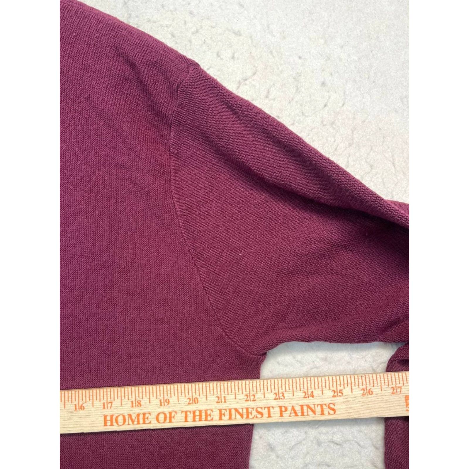 Izod VINTAGE Izod Cardigan Sweater Mens XL Maroon Embroidered Logo Made In USA Size US XL / EU 56 / 4 - 3 Thumbnail