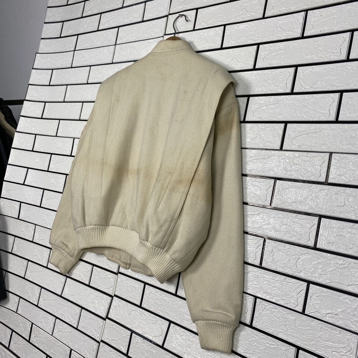 Japanese Brand 📌Vintage Wool Bomber Jacket Flint Lock Issey Miyake Size US M / EU 48-50 / 2 - 11 Thumbnail