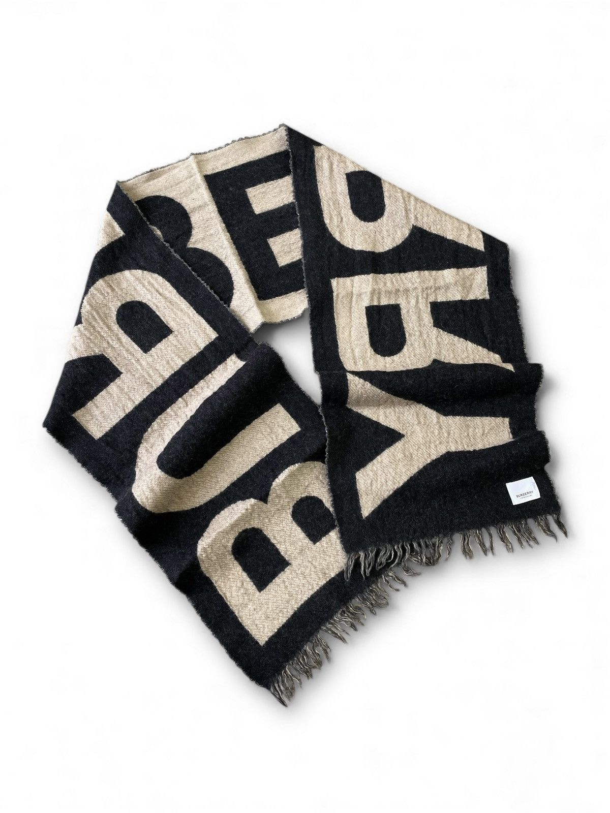 Burberry Burberry Wool Scarf – Made in England – 170×30 cm Size ONE SIZE - 2 Thumbnail