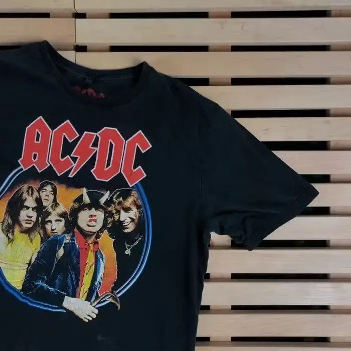 AC/DC Mens Vintage T Shirt AC/DC Big Logo Size L Large Size US L / EU 52-54 / 3 - 2 Thumbnail